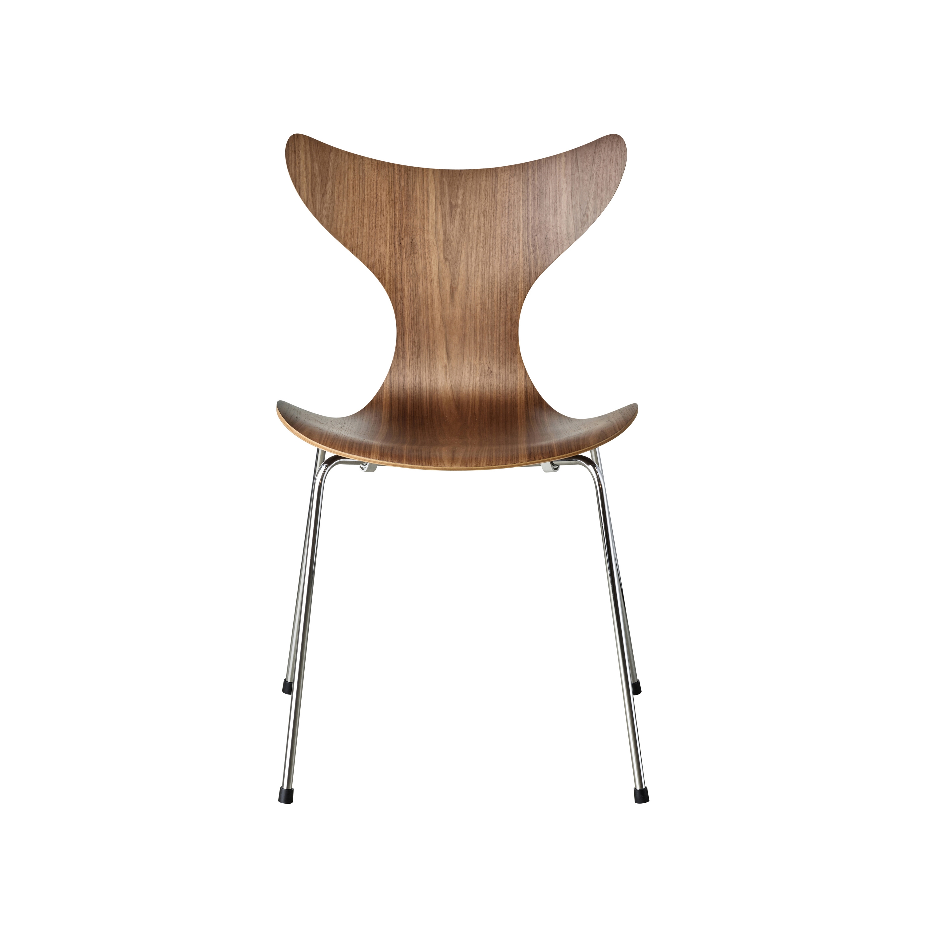 Mostrar el producto Lily™ | 3108 | Chair | Walnut veneer | Chrome base del fabricante Fritz Hansen
