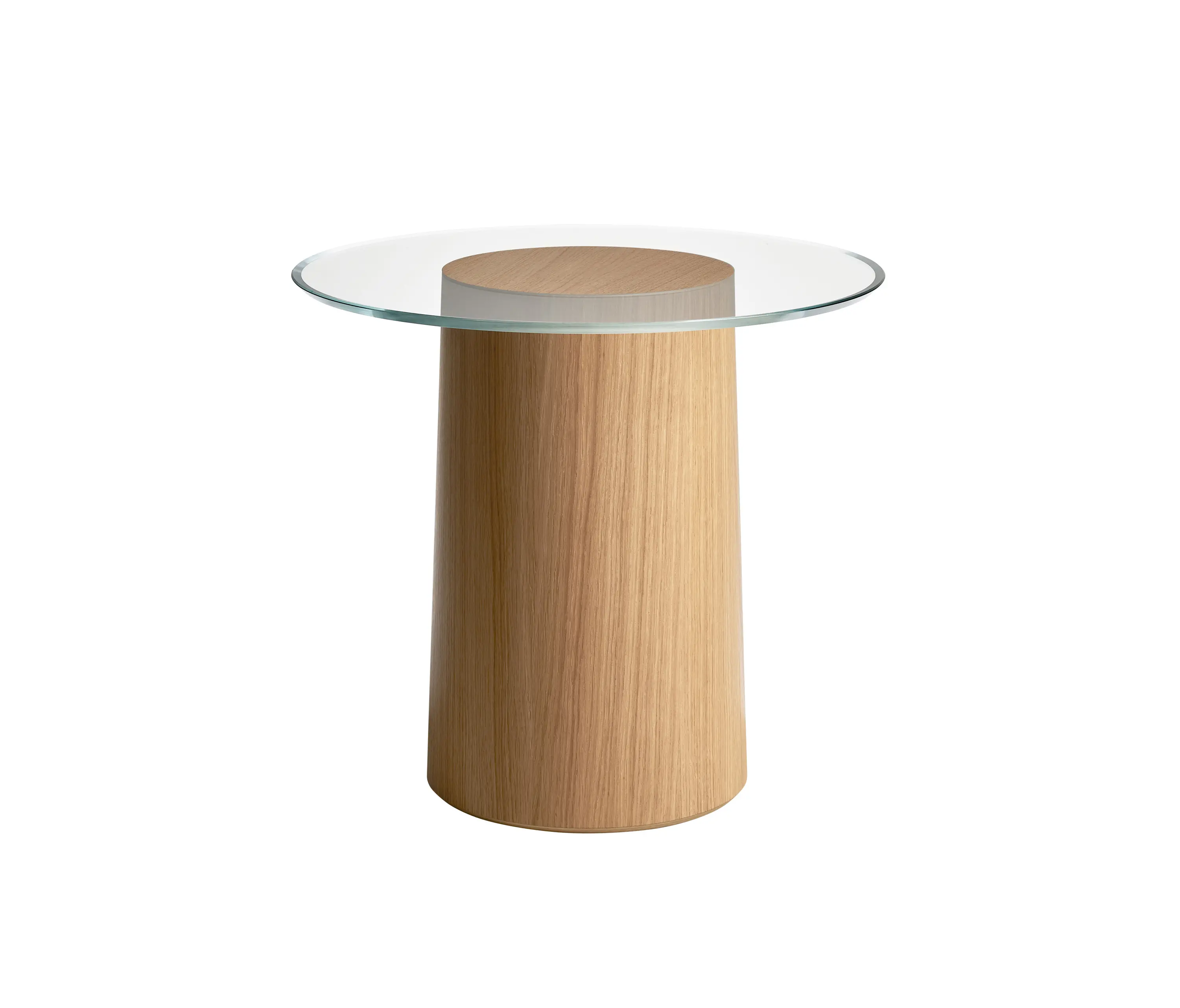 Fritz Hansen - Stub™ | Side table | MS11 | Glass table top | Lacquered oak base