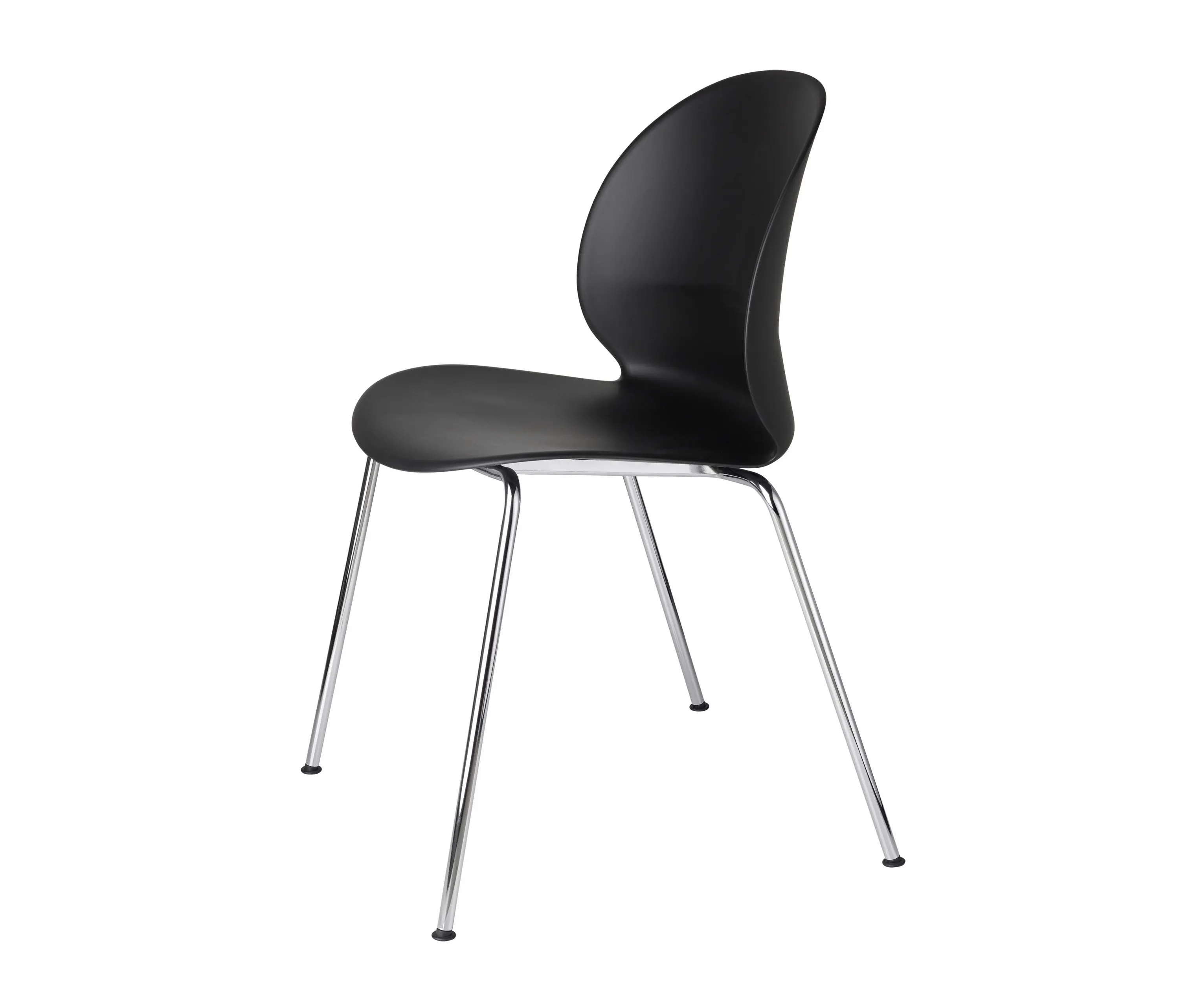 Fritz Hansen - N02™ Recycle | Chair | N02-10 | Black | Chrome base