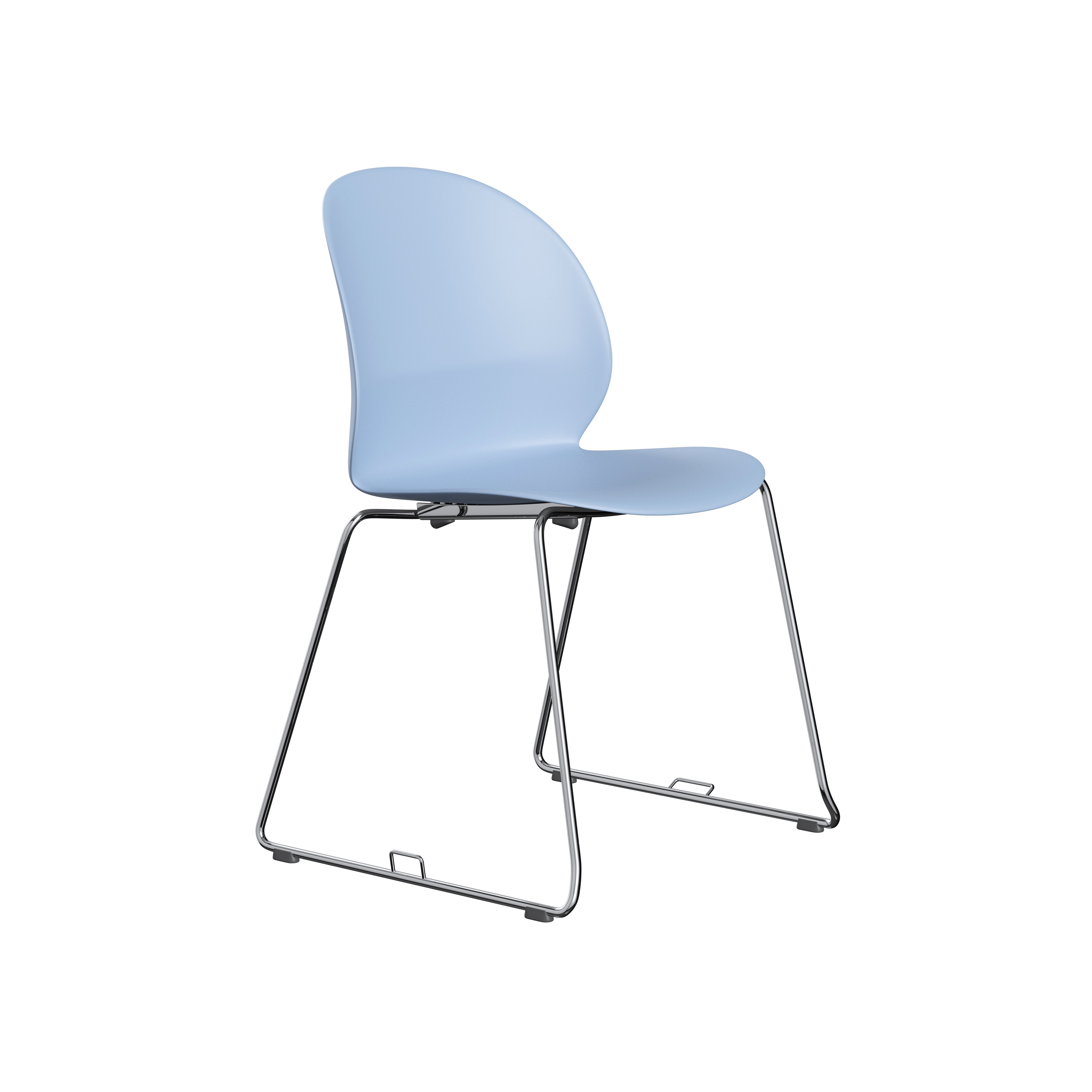 N02™ Recycle | Chair  | N02-21 | Light blue | Chrome base