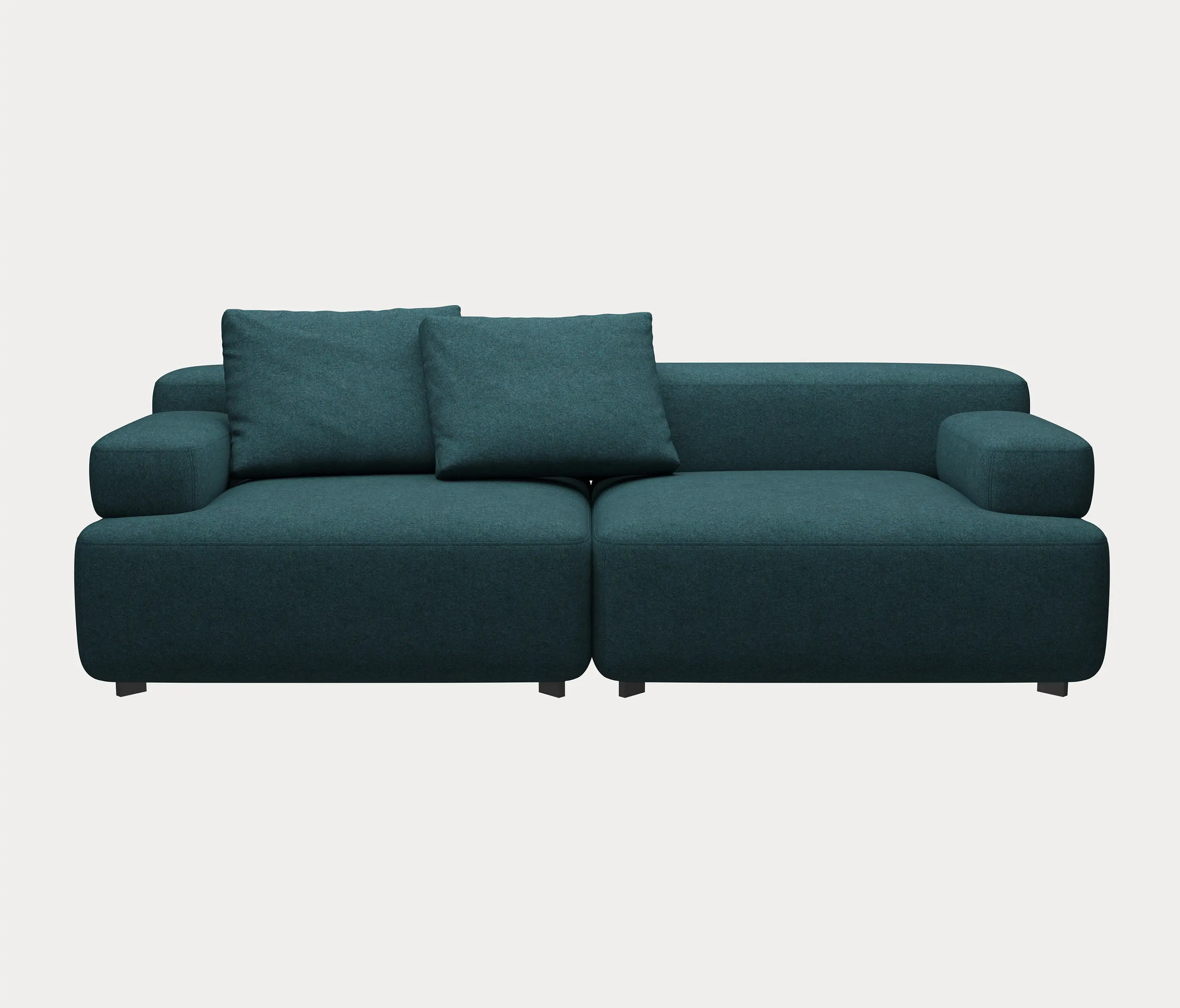 Fritz Hansen - Alphabet™ | Sofa | PL240-1 | Textile | Black base