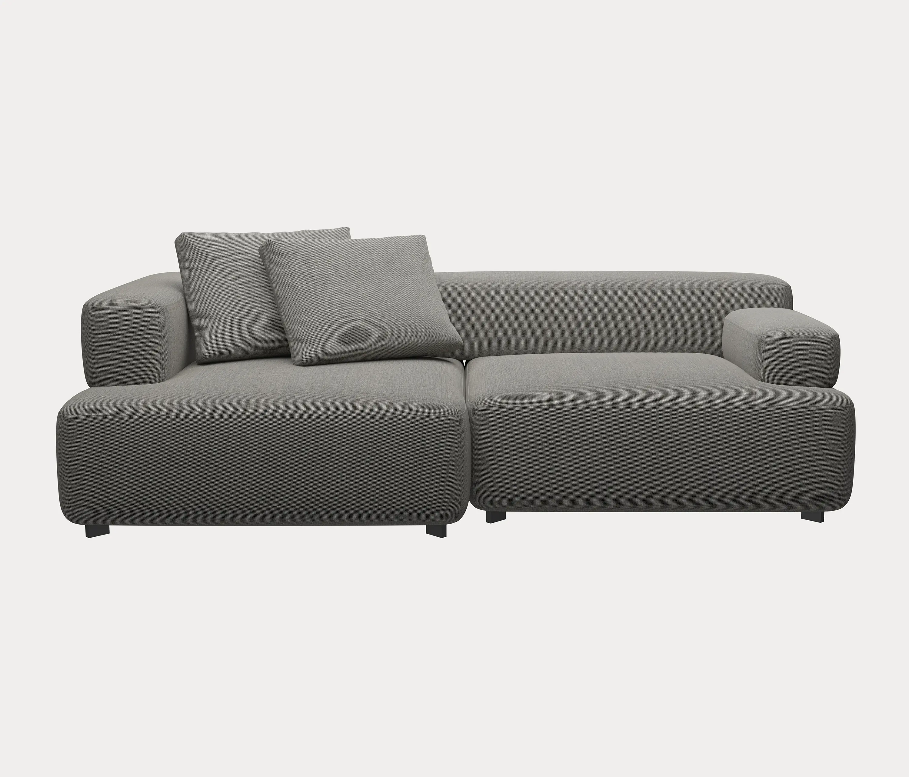 Fritz Hansen - Alphabet™ | Sofa | PL240-2 | Textile | Black base