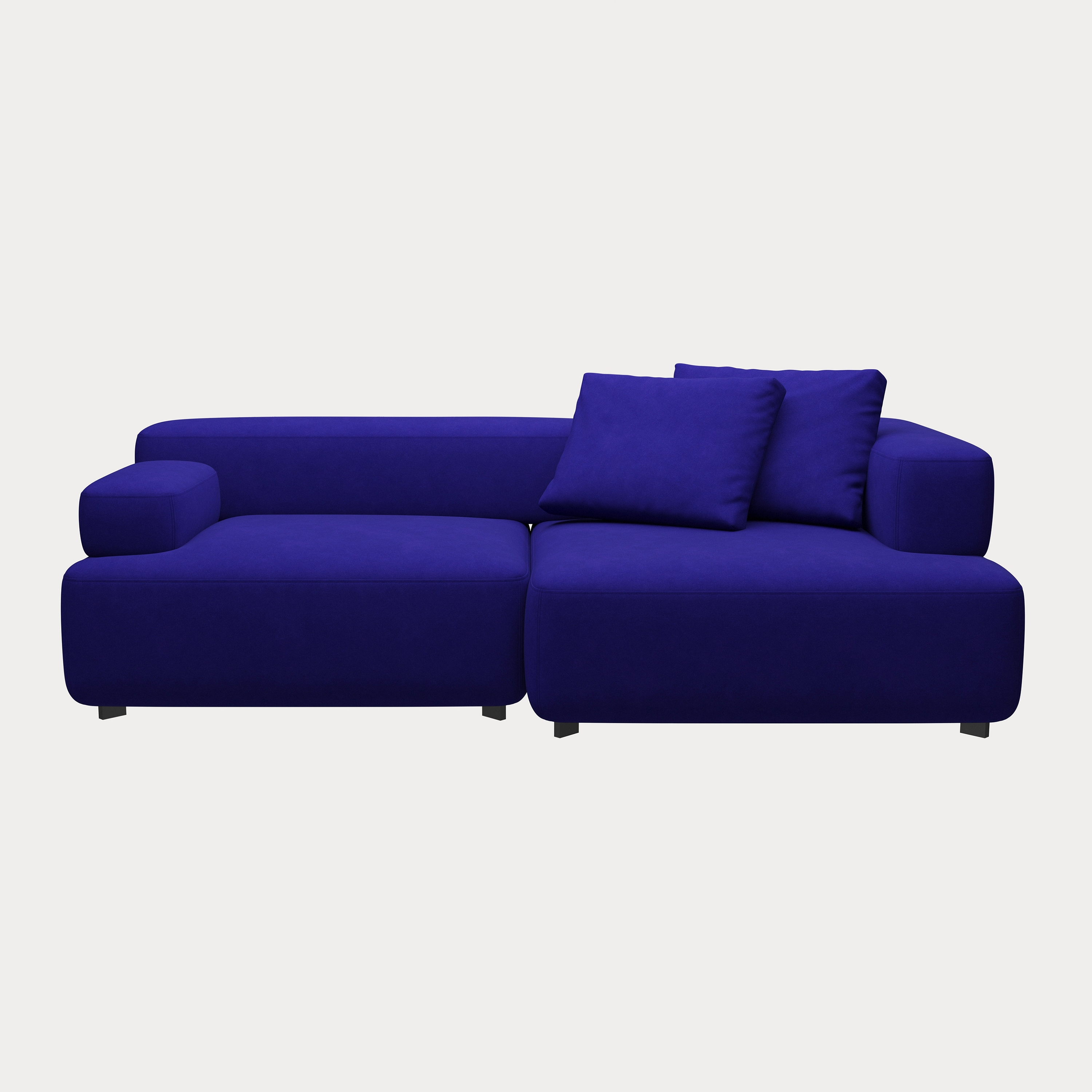 Display product Alphabet™ | Sofa | PL240-3 | Textile | Black base from manufacturer Fritz Hansen