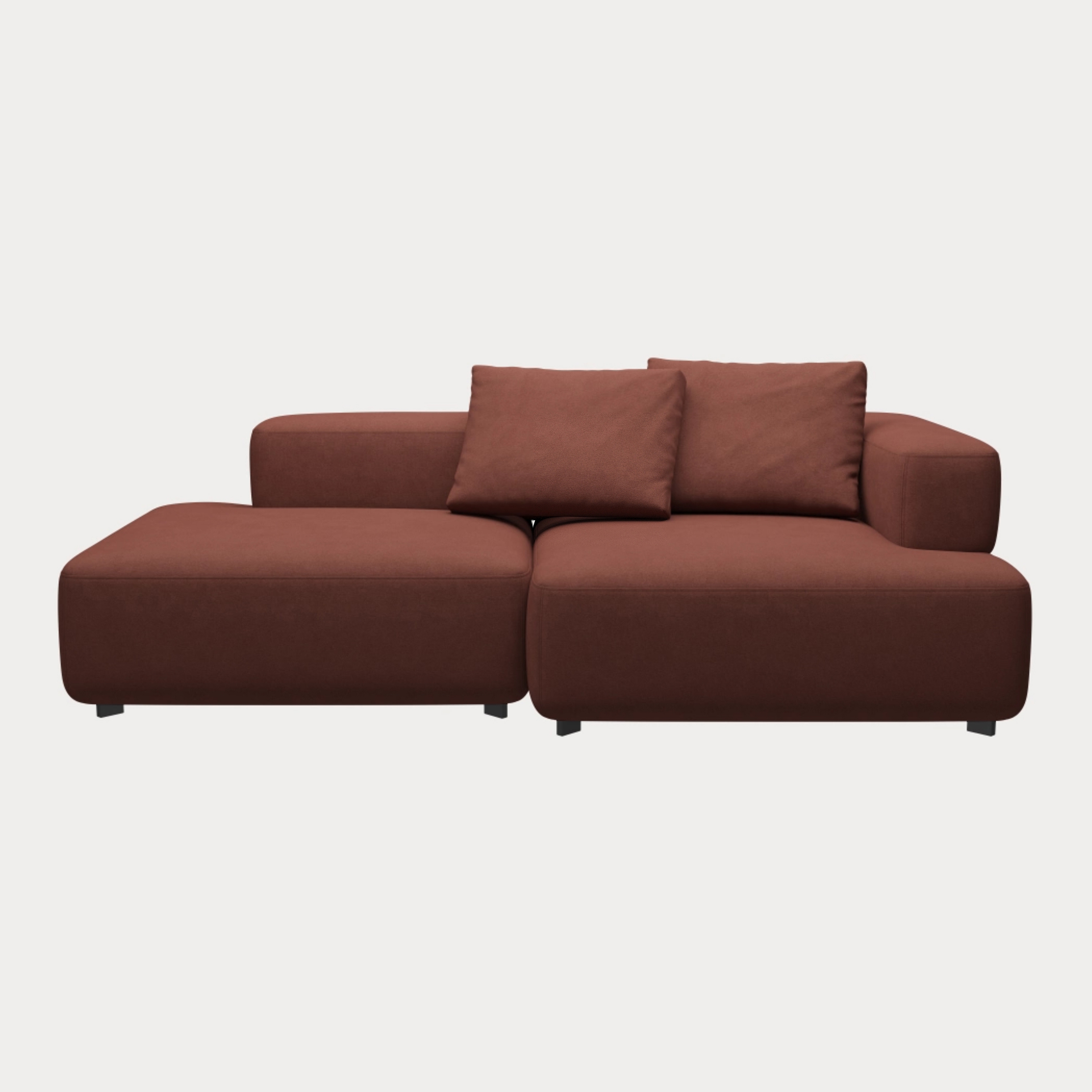 Display product Alphabet™ | Sofa | PL240-5 | Textile | Black base from manufacturer Fritz Hansen