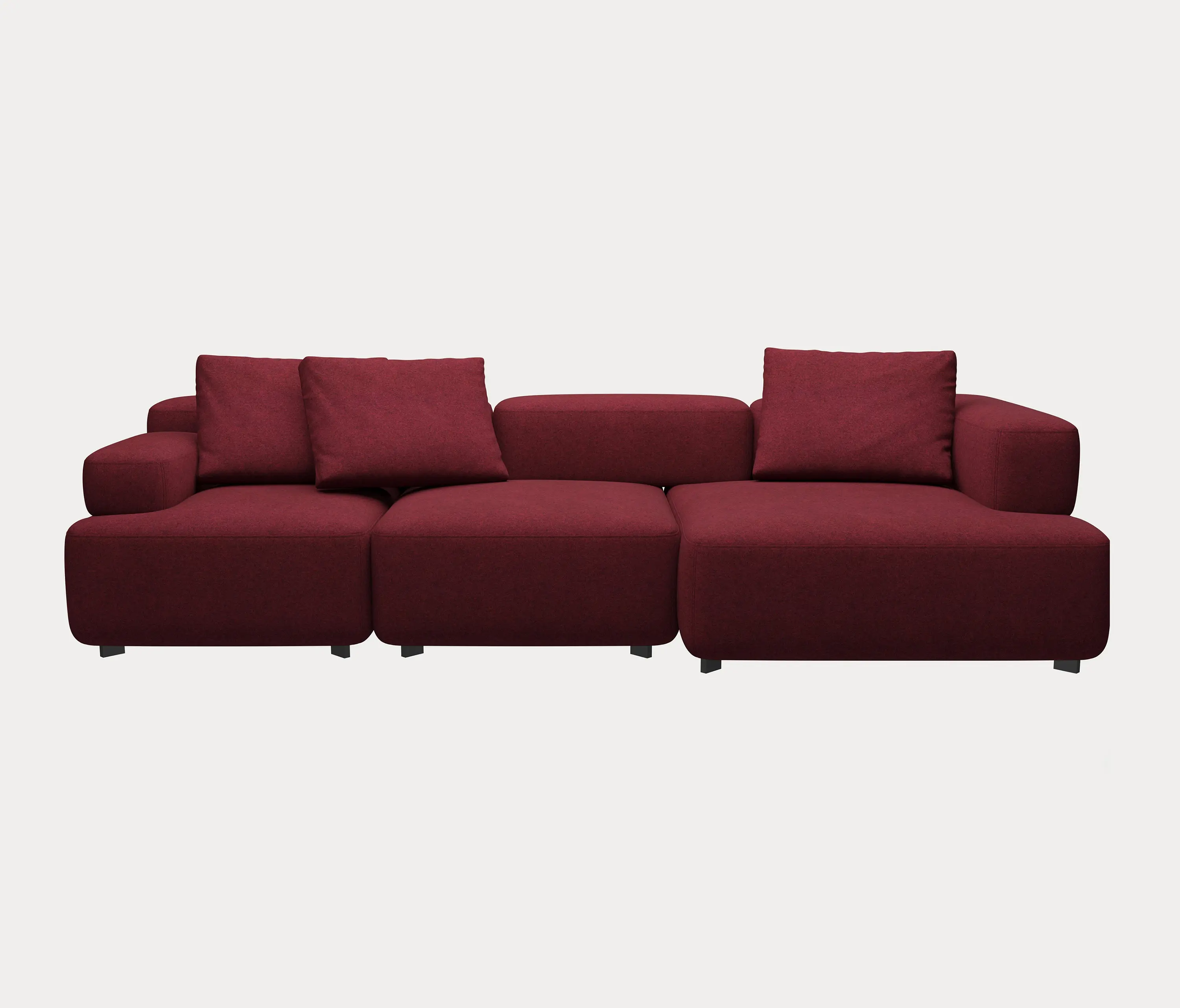 Fritz Hansen - Alphabet™ | Sofa | PL300-2 | Textile | Black base