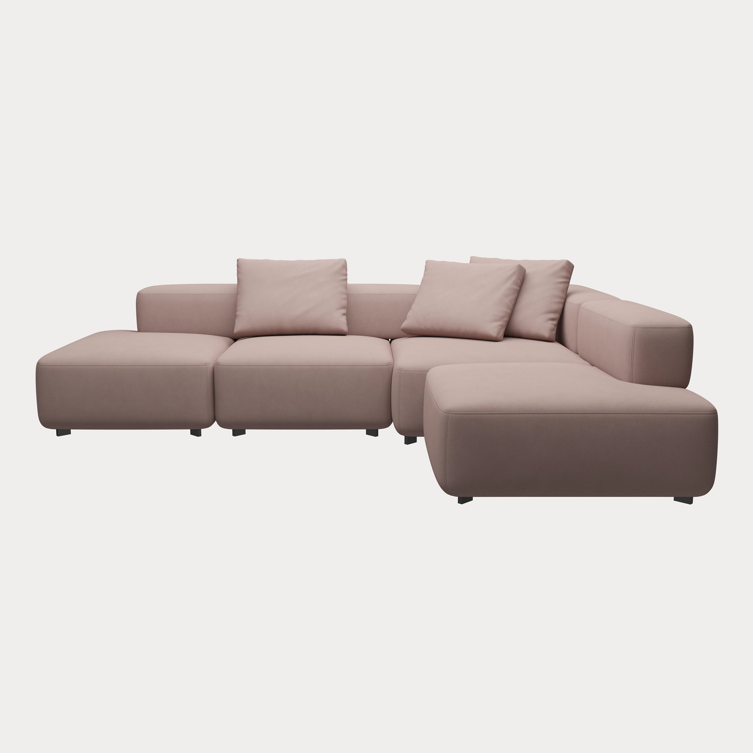 Display product Alphabet™ | Sofa | PL300-4 | Textile | Black base from manufacturer Fritz Hansen