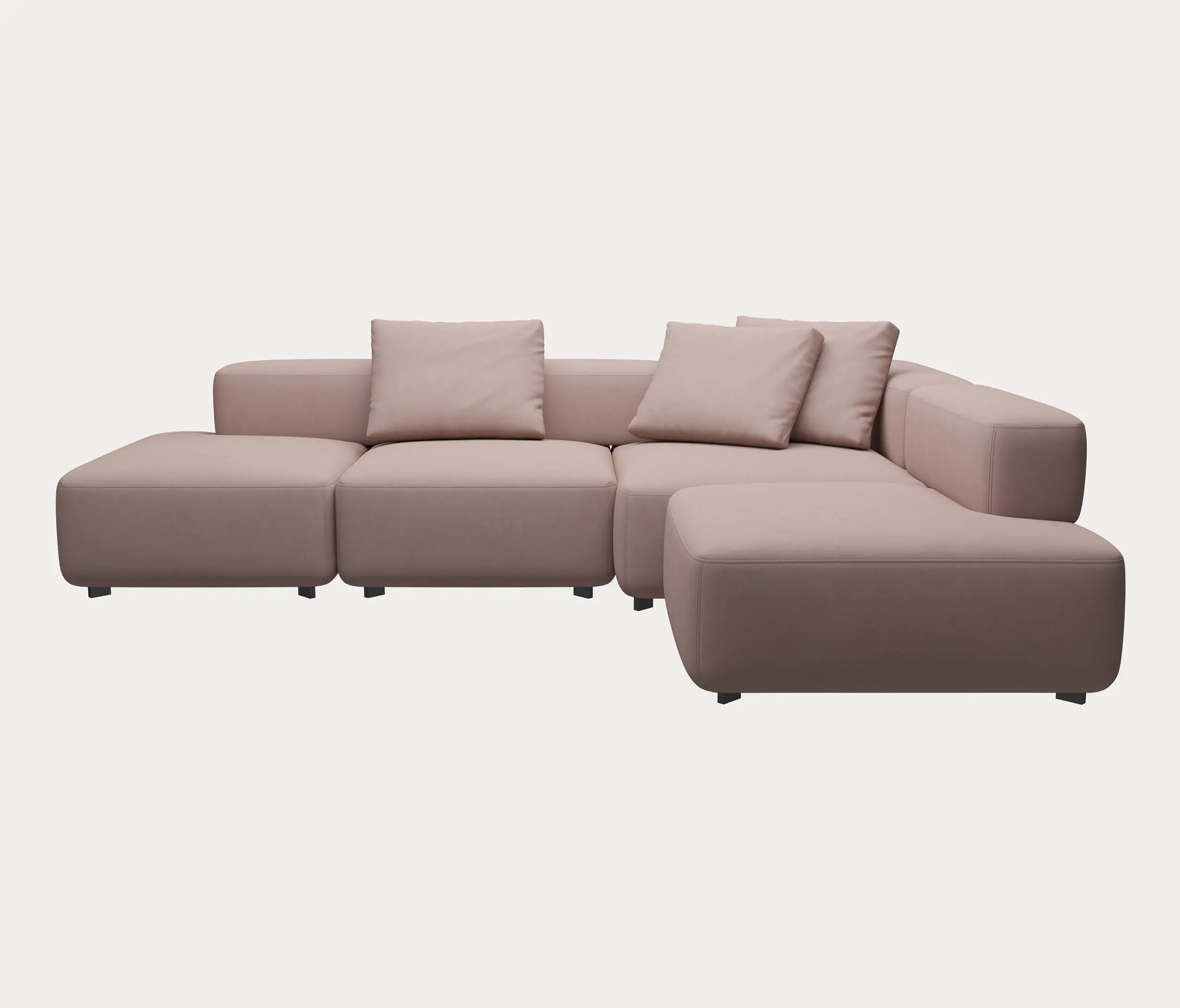 Fritz Hansen - Alphabet™ | Sofa | PL300-4 | Textile | Black base