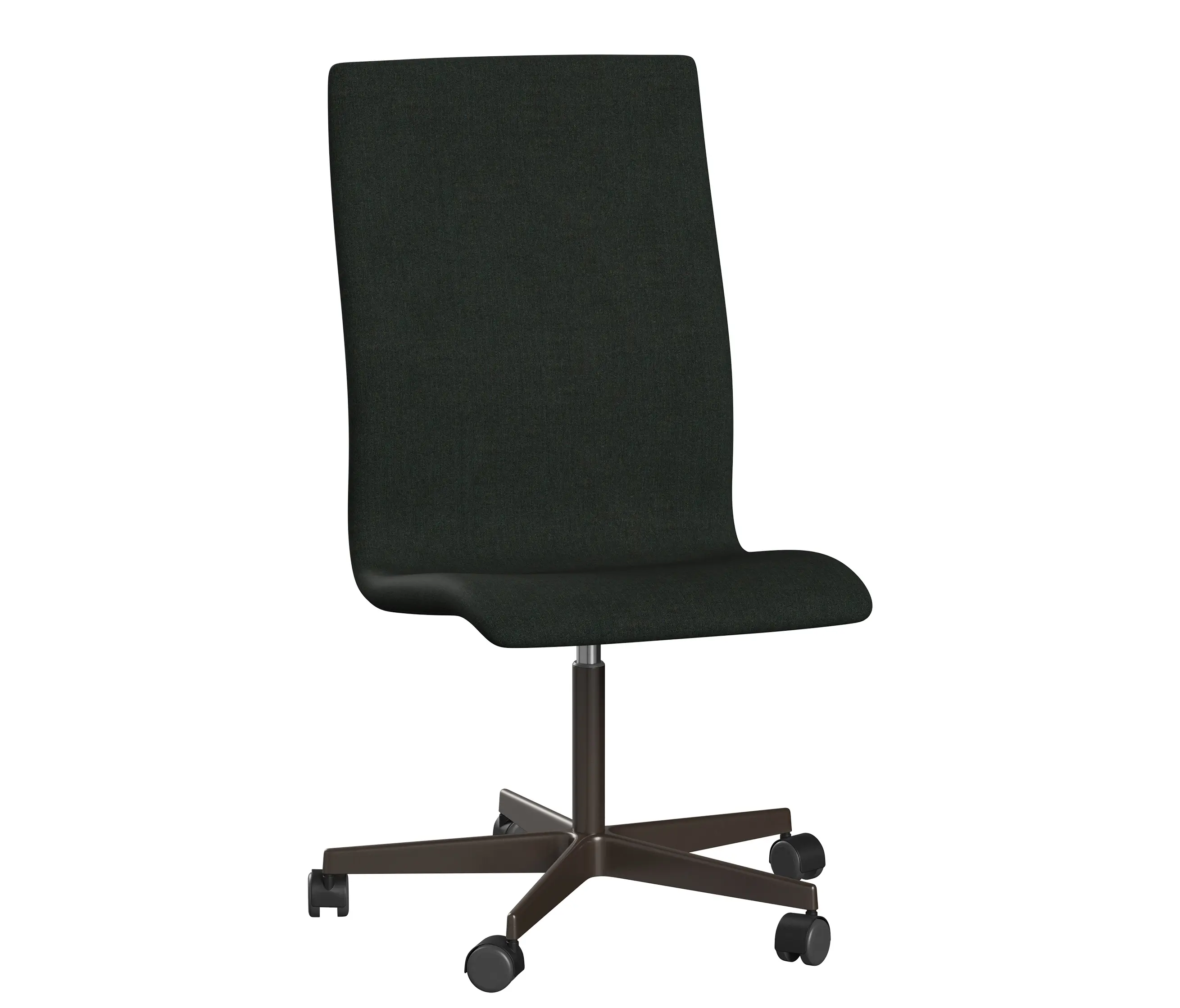 Fritz Hansen - Oxford™ | Chairs | 3173W | Textile | 5 star brown bronze base | Wheels
