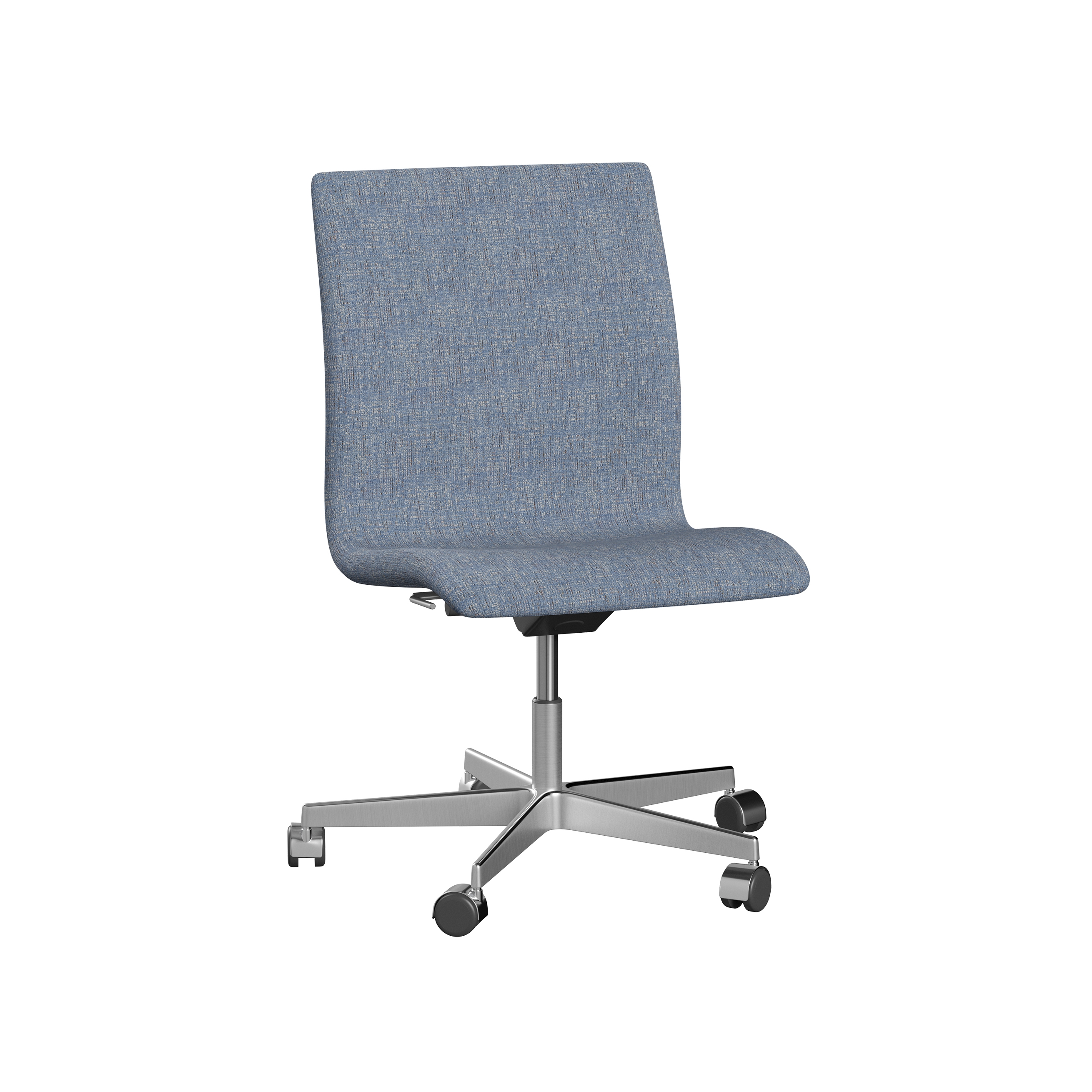 Afficher le produit Oxford™ | Chair | 3191W | Textile | 5 star satin polished aluminum base | Wheels du fabricant Fritz Hansen