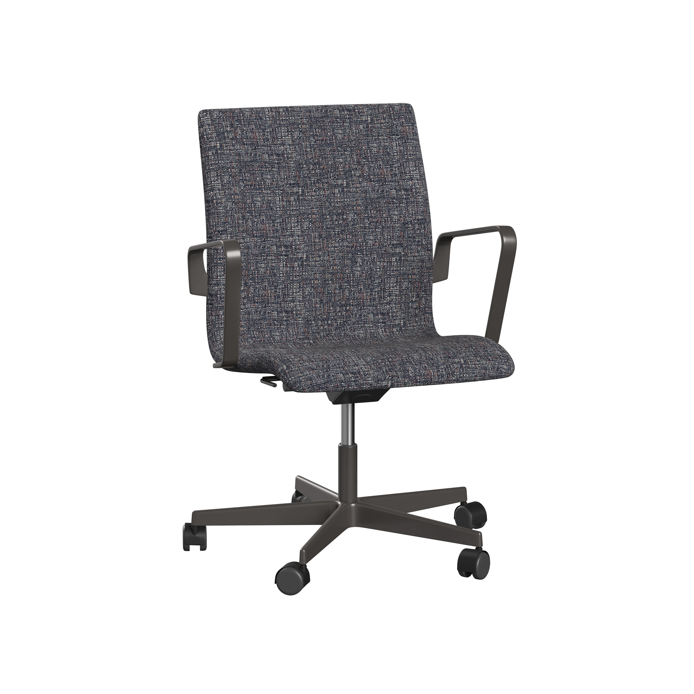Afficher le produit Oxford™ | Chair | 3291W | Textile | 5 star brown bronze base | Armrest | Wheels du fabricant Fritz Hansen