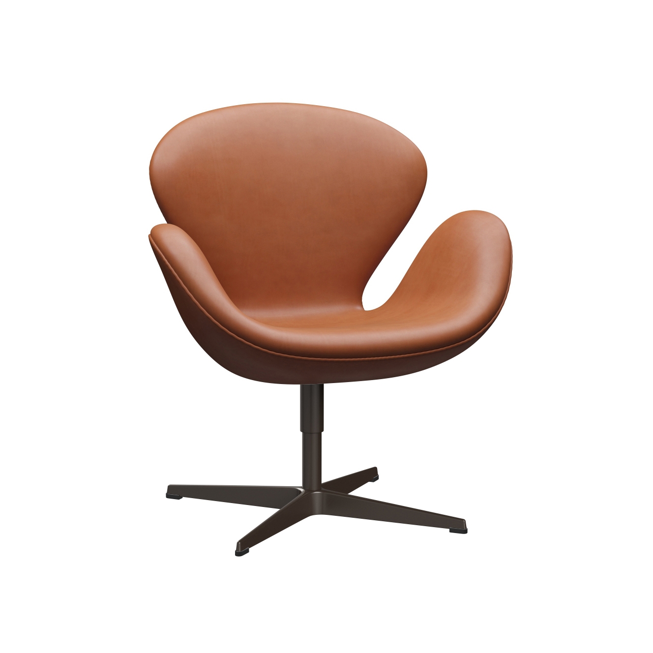 Mostrar el producto Swan™ | Lounge chair | 3320 | Leather upholstred | Brown bronze base del fabricante Fritz Hansen