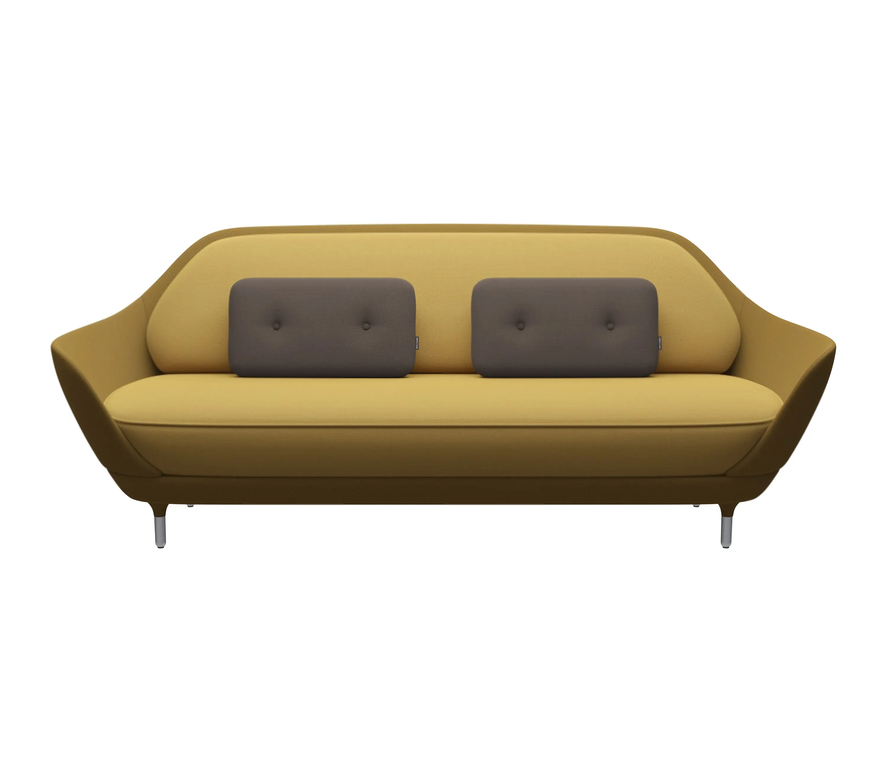 Fritz Hansen - Favn™ | Sofa | JH9 | Textile | Satin polished aluminum base