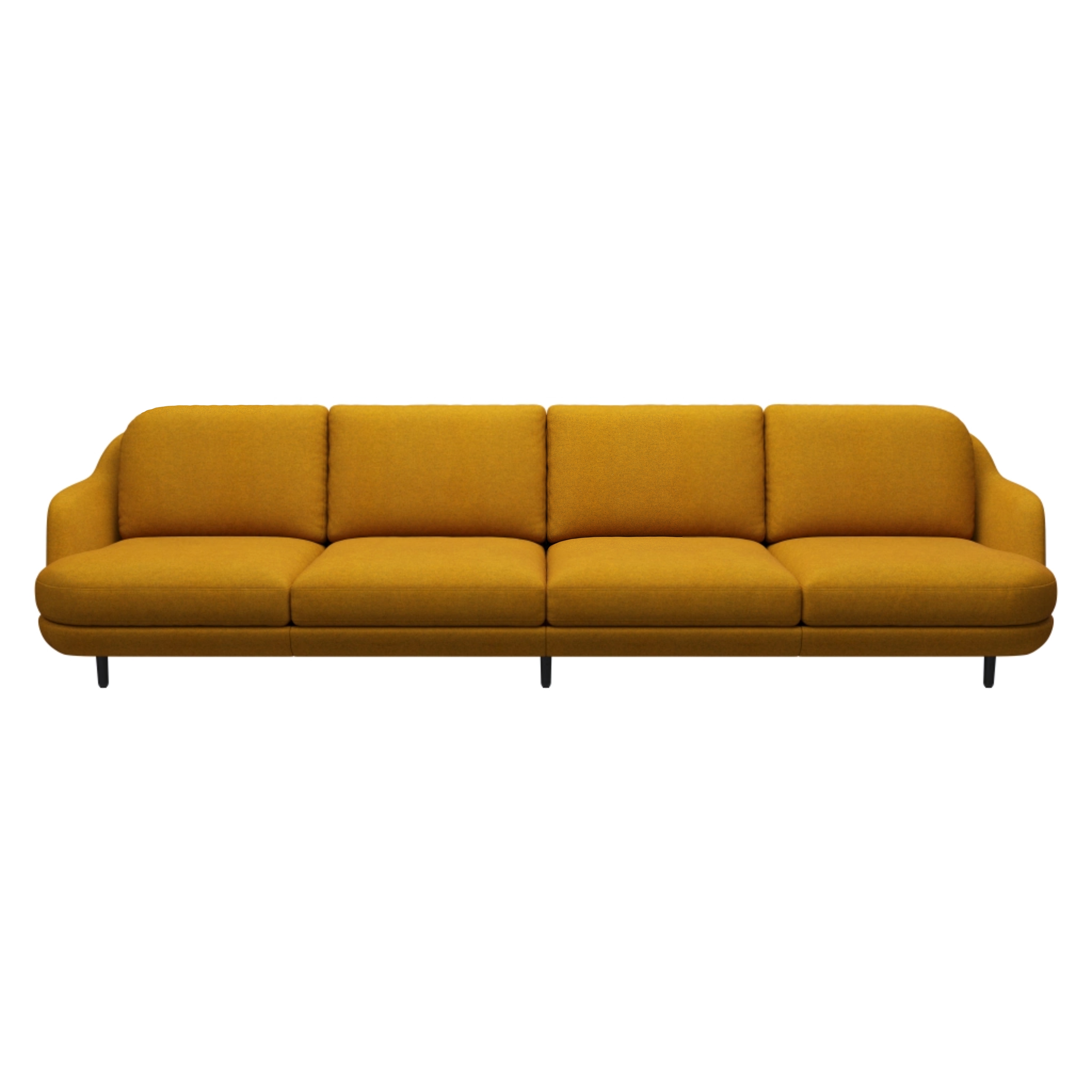 Display product Lune™ | Sofa | JH400 | Textile | Black coloured oak base from manufacturer Fritz Hansen