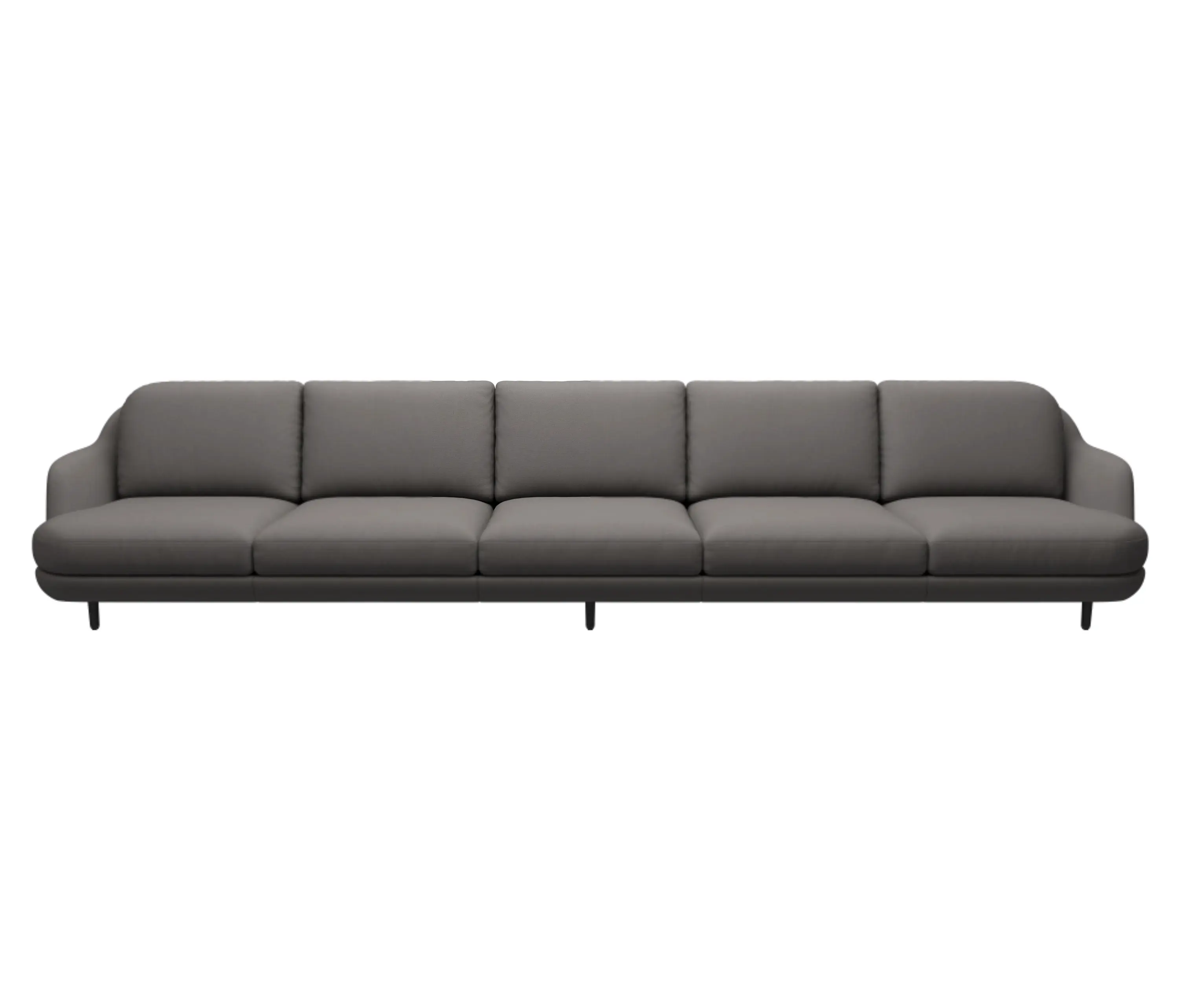 Fritz Hansen - Lune™ | Sofa | JH500 | Textile | Black coloured oak base