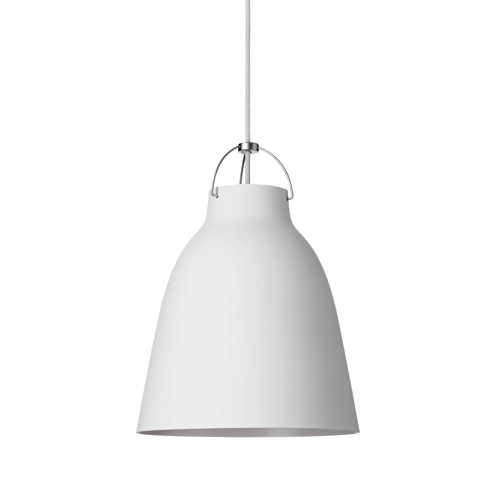 Display product Caravaggio™ Matt | Pendant | P2 | White | White cord from manufacturer Fritz Hansen
