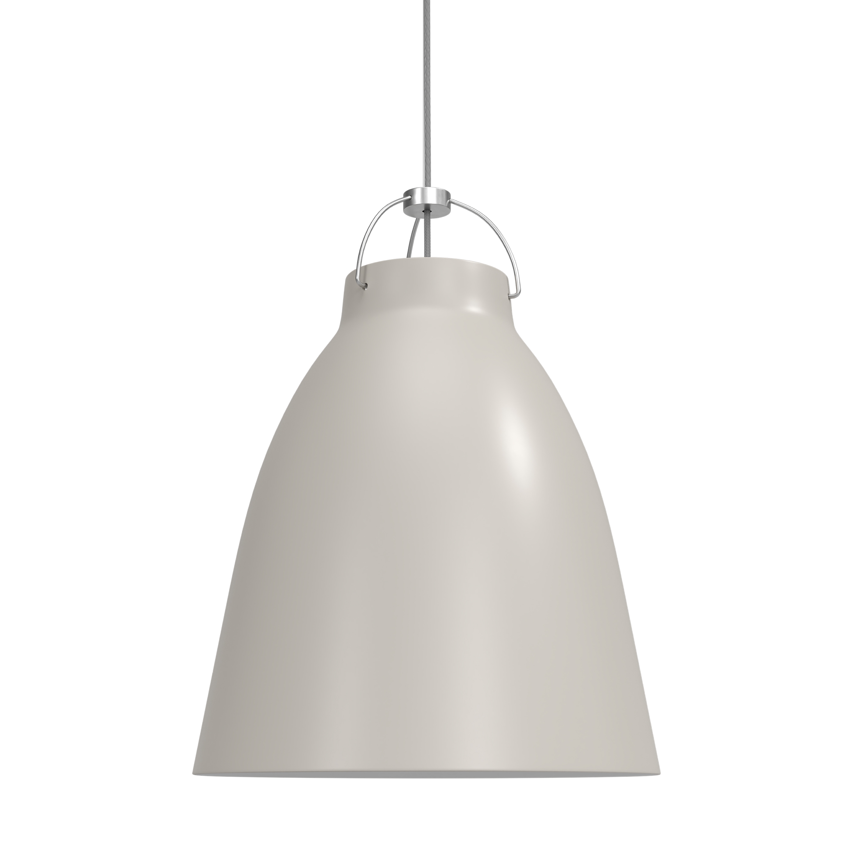 Caravaggio™ Matt Pendant | Warm Grey
