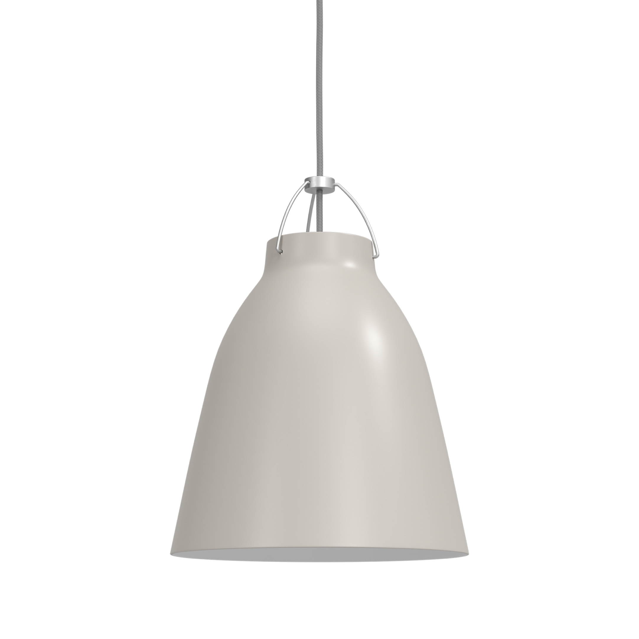 Caravaggio™ Matt Pendant | Warm Grey