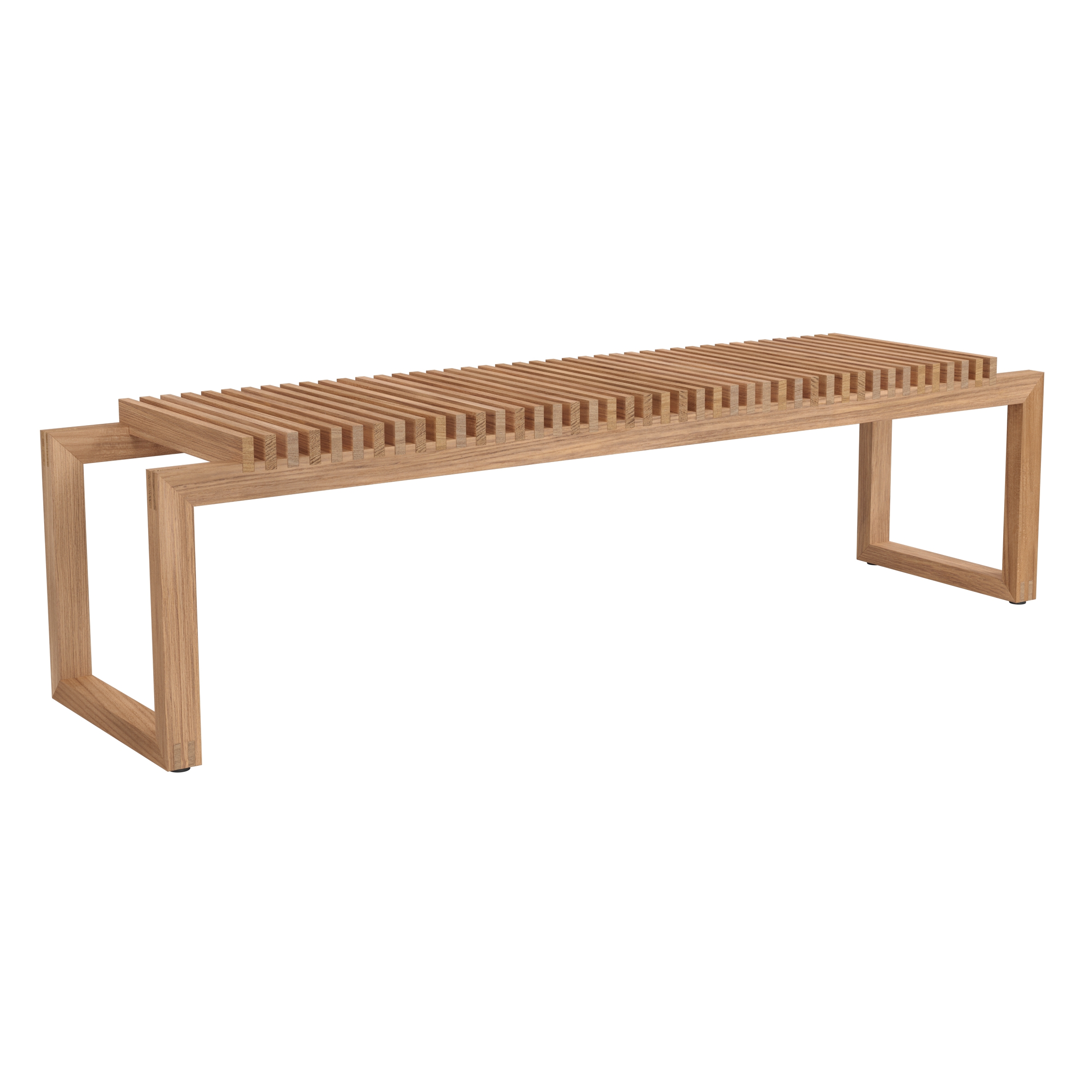 Display product Cutter Bench | Oak - Black (Only indoor use) from manufacturer Fritz Hansen