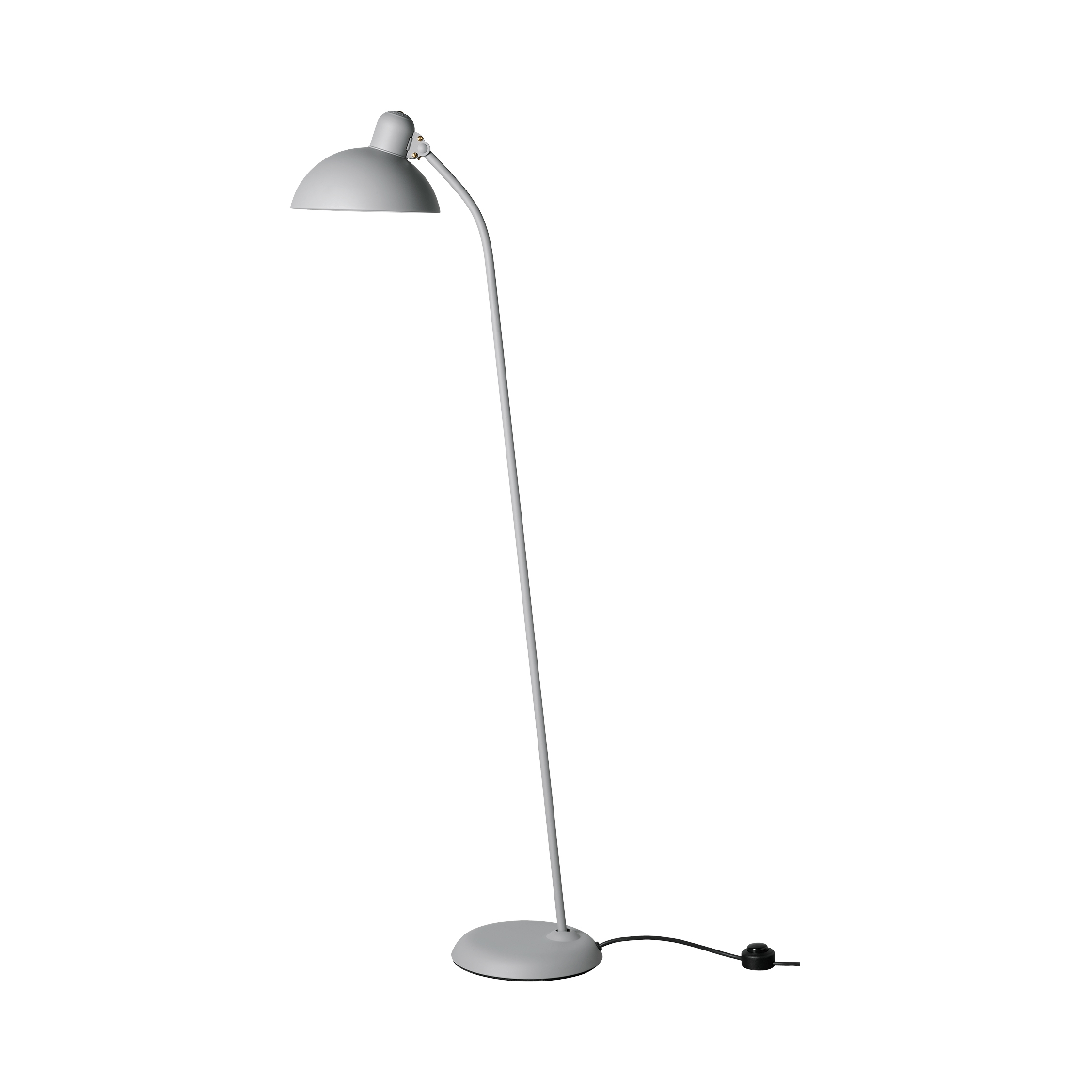 Kaiser Idell™ Floor Lamp | Easy grey & Brass