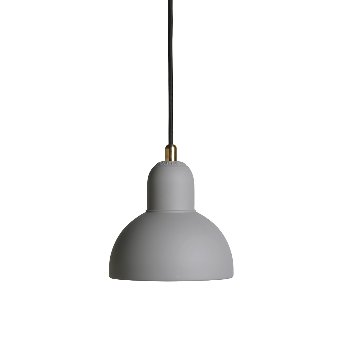 Kaiser Idell™ Pendant | Easy grey & Brass