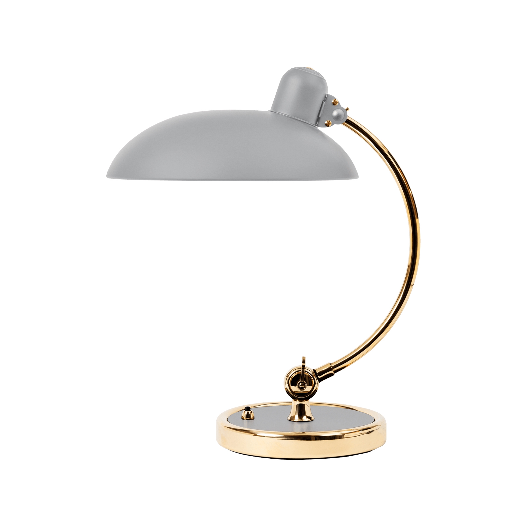 Kaiser Idell™ Table Lamp | Easy grey & Brass