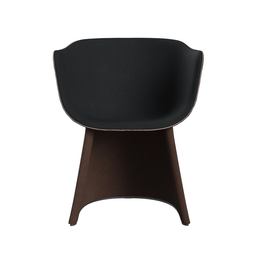 Monolit™ | CM221, Dining chair with leather piping