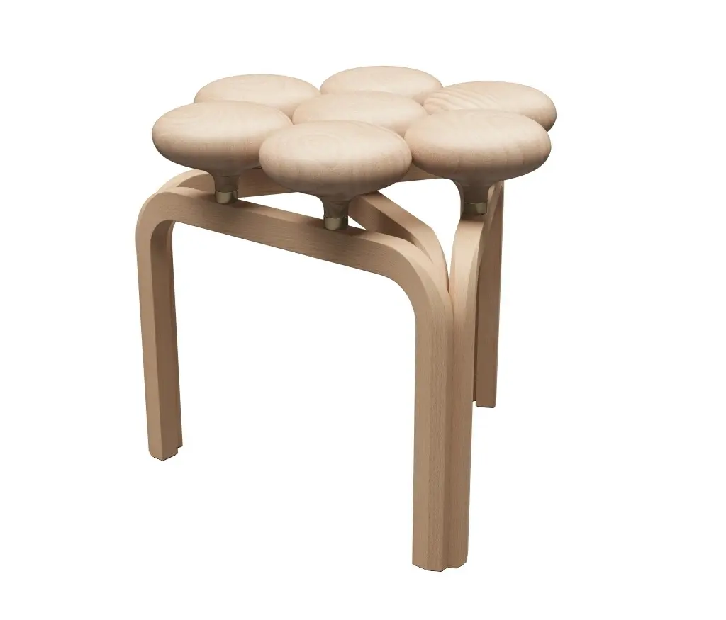 Fritz Hansen - Utzon Stool | JU01