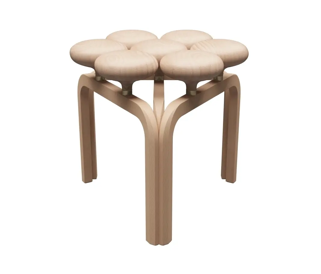 Fritz Hansen - Utzon Stool | JU01