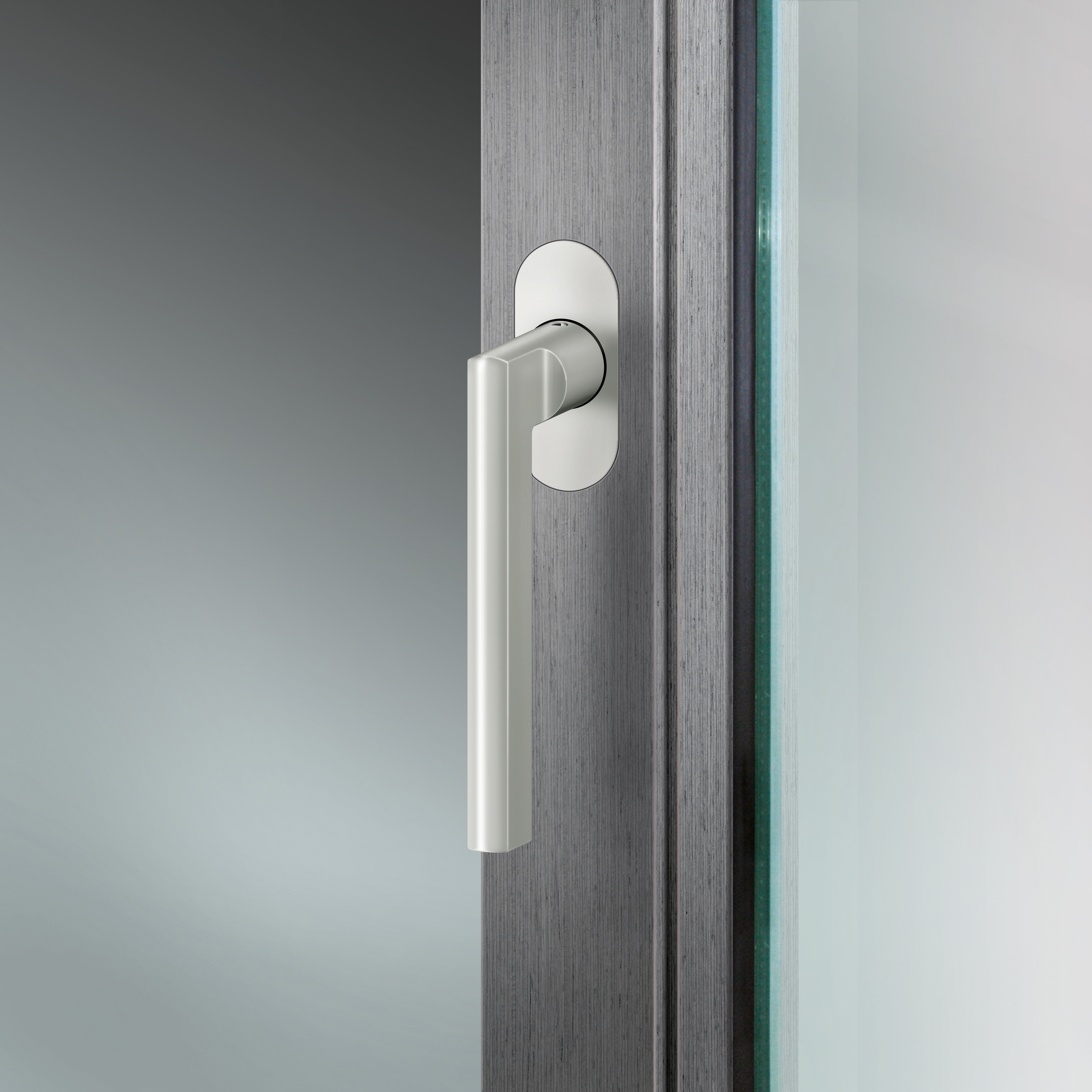 Display product FSB 34 1005 Window handle for narrow profiles, with flush roses from manufacturer FSB
