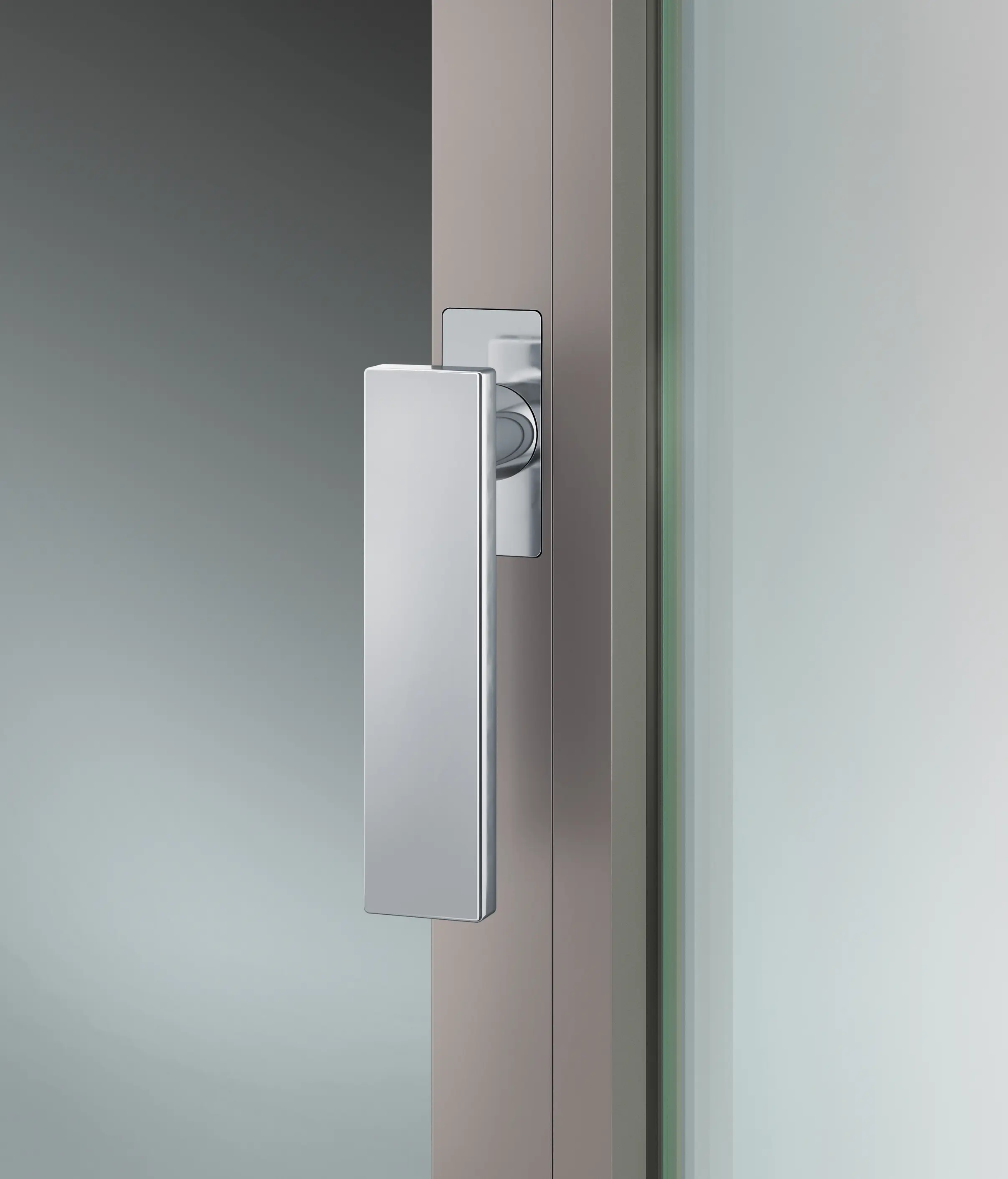 FSB - FSB 34 1003 Window handle for narrow profiles, with flush roses