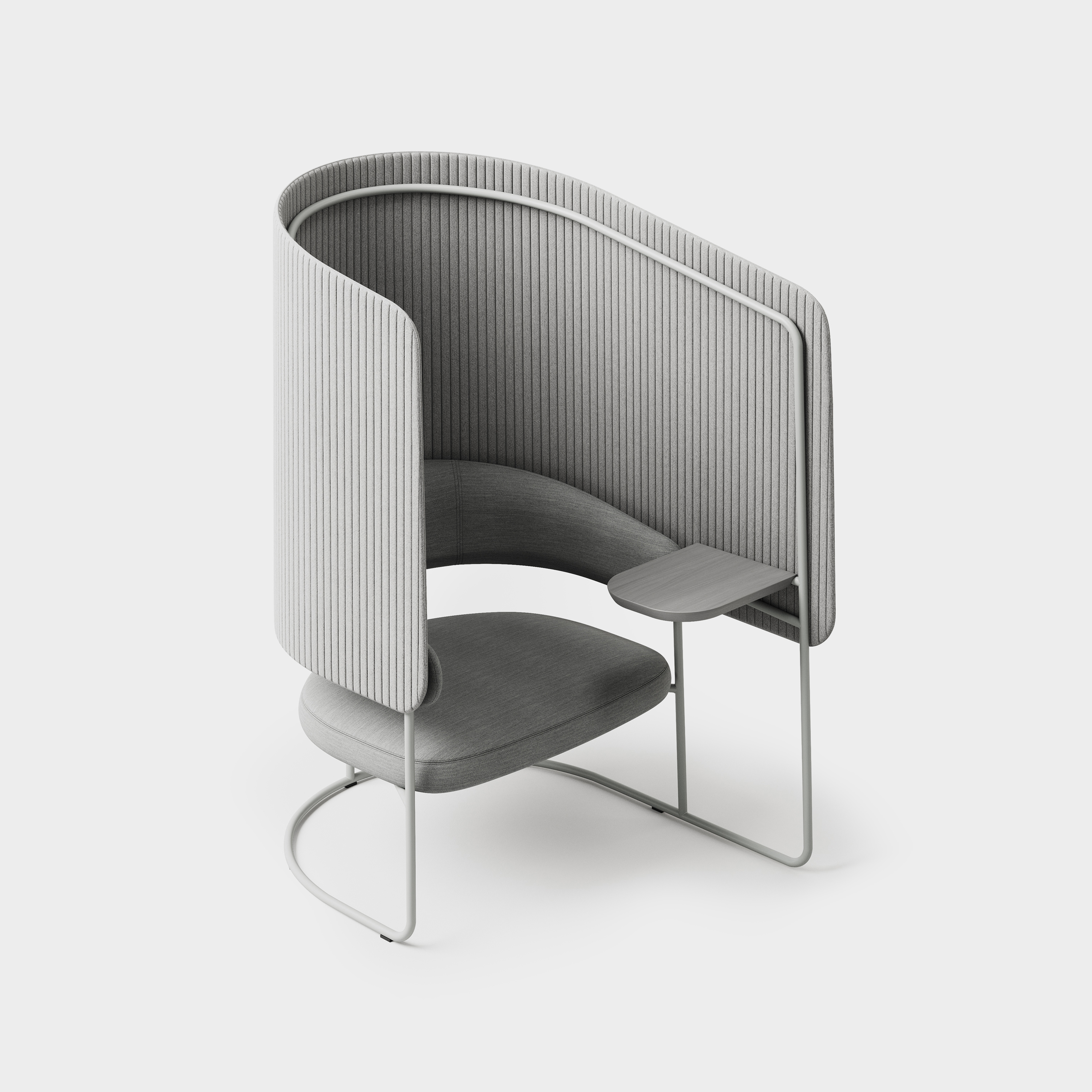 Afficher le produit Opus High Back Chair with Table du fabricant +Halle