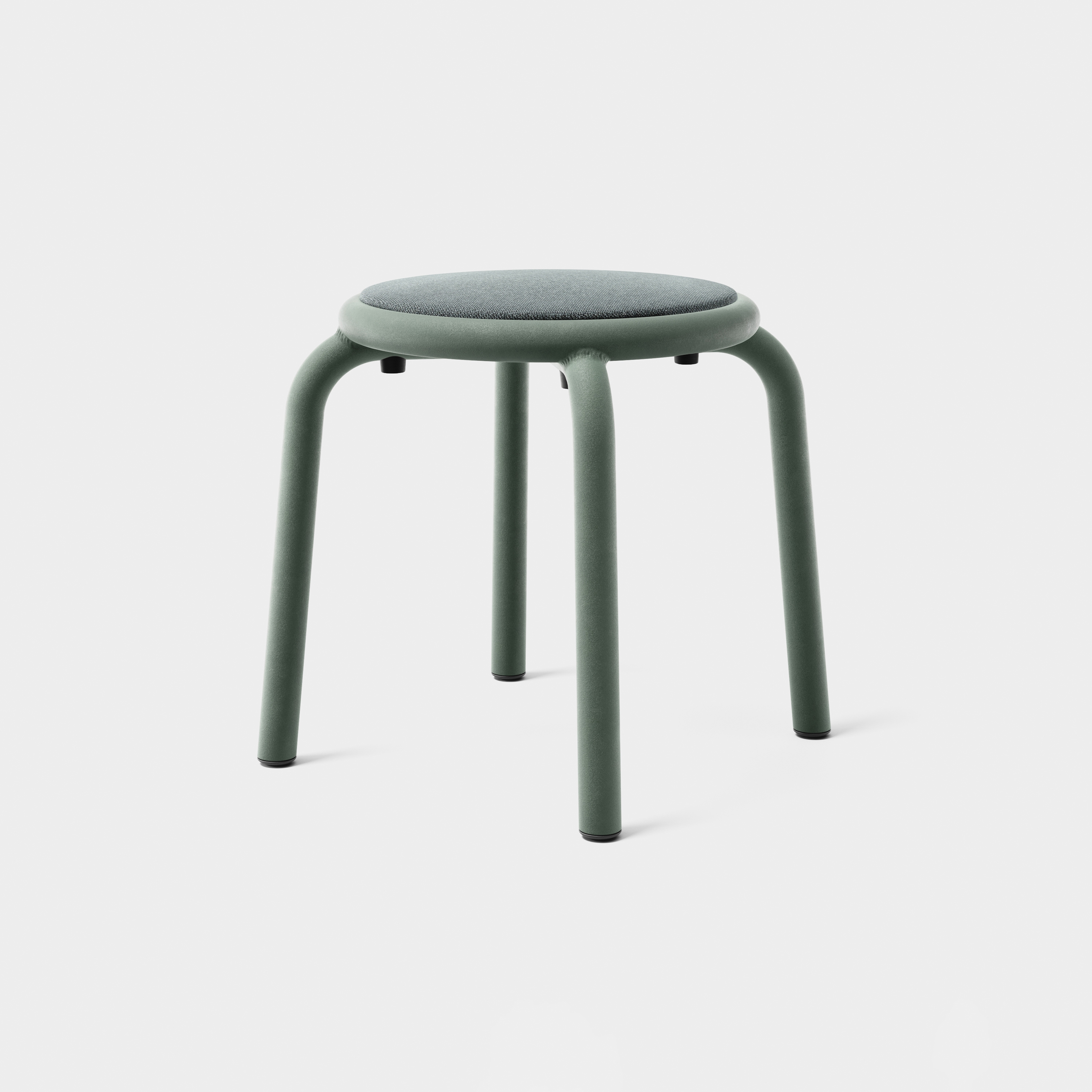 Afficher le produit Torno Stool Upholstered Seat du fabricant +Halle