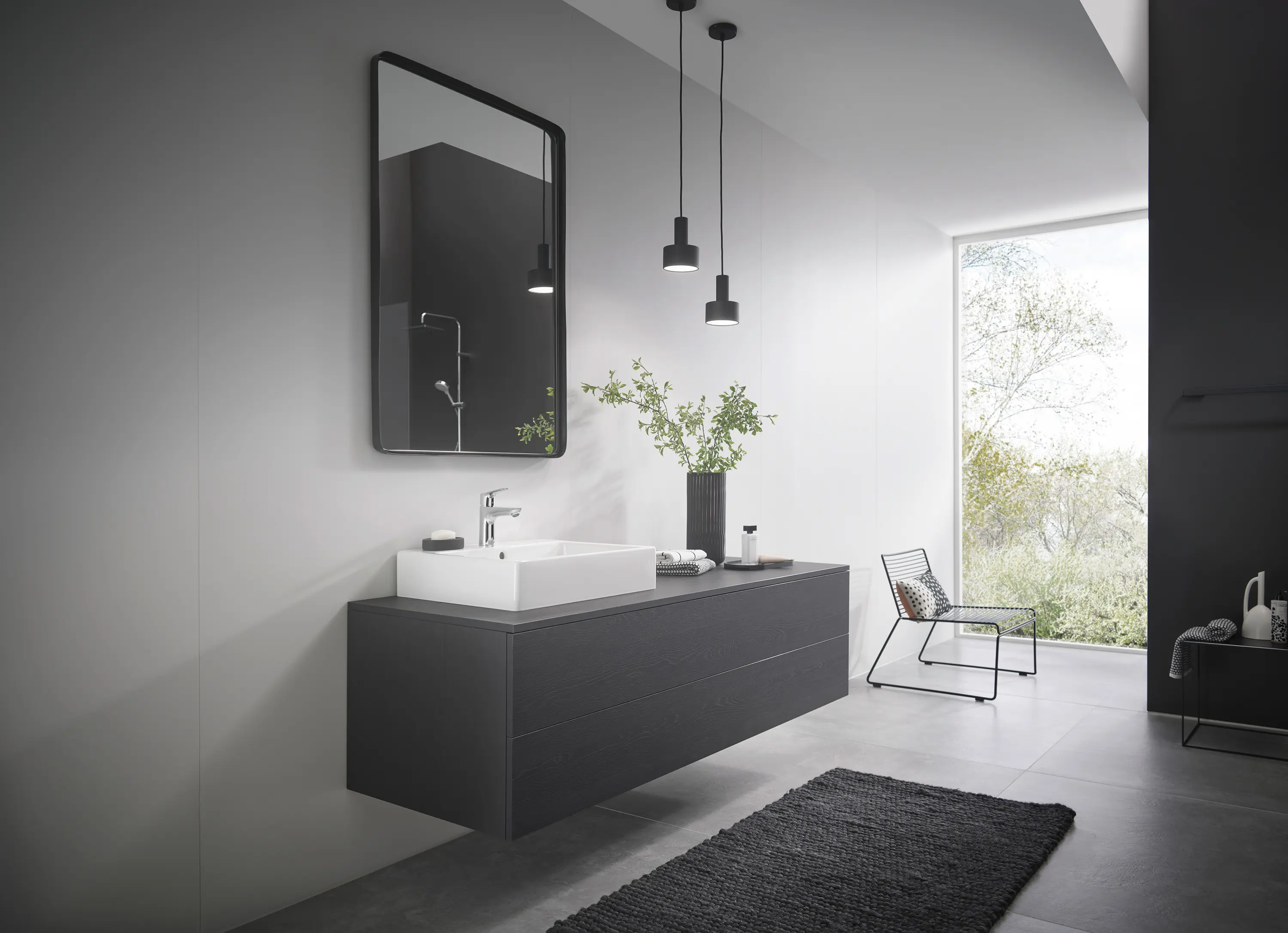 Hansgrohe - hansgrohe Focus Mezclador monomando de lavabo visto