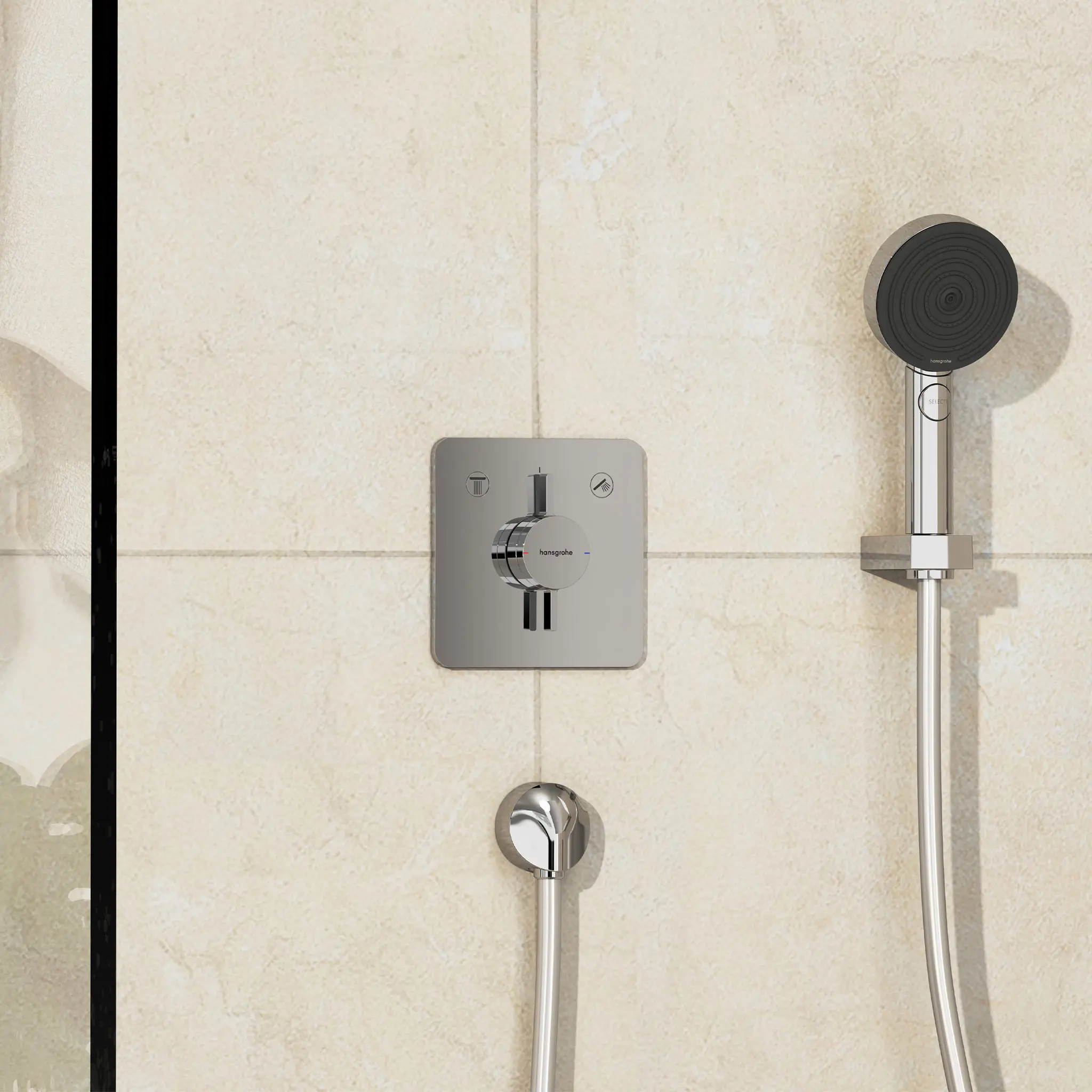 Hansgrohe - DuoTurn E Mezclador empotrado para 2 funciones