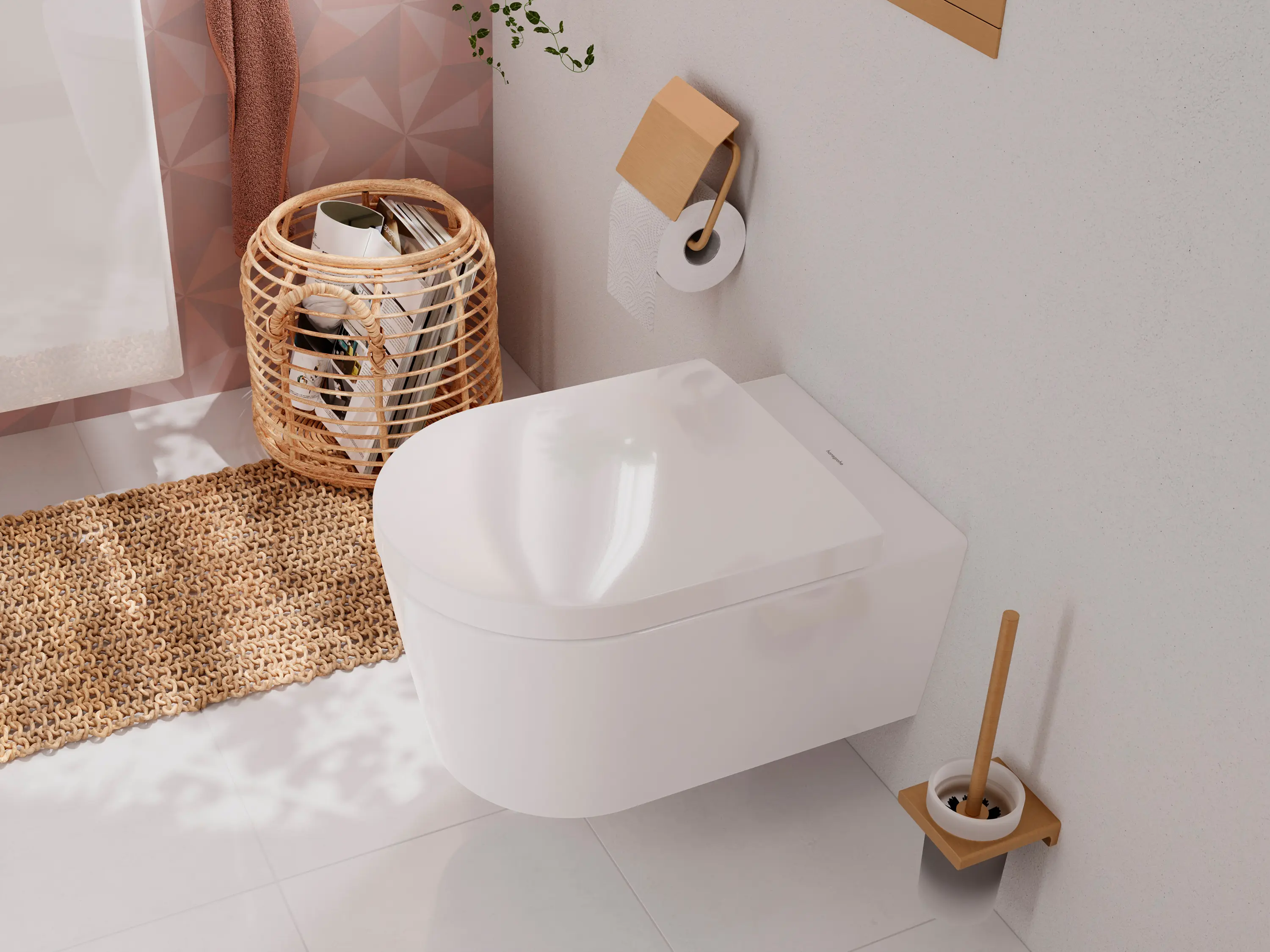Hansgrohe - EluPura Original Q Wall hung WC 540 AquaChannel Flush