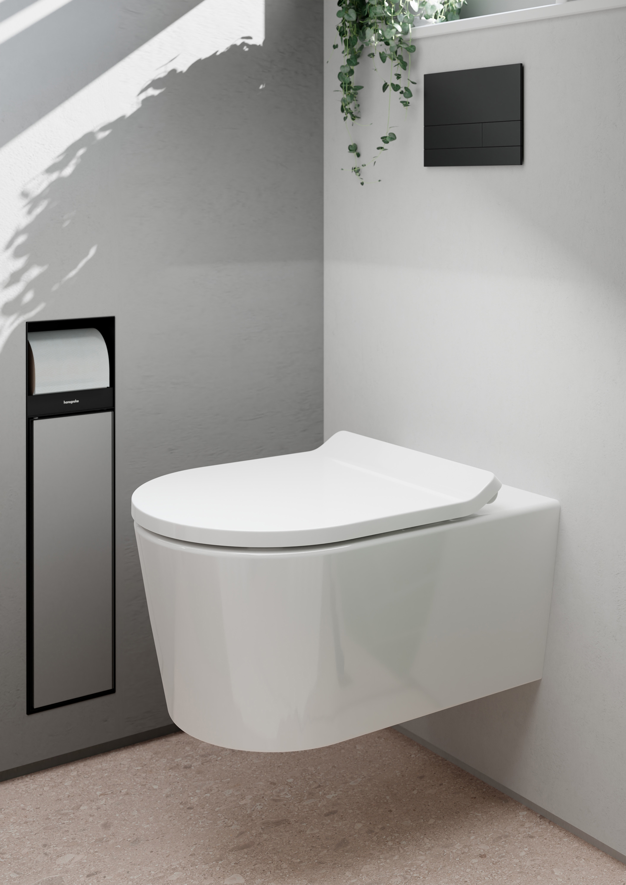 HANSGROHE ELUPURA S WC SEAT AND COVER WITH SOFTCLOSE AND QUICKRELEASE ...