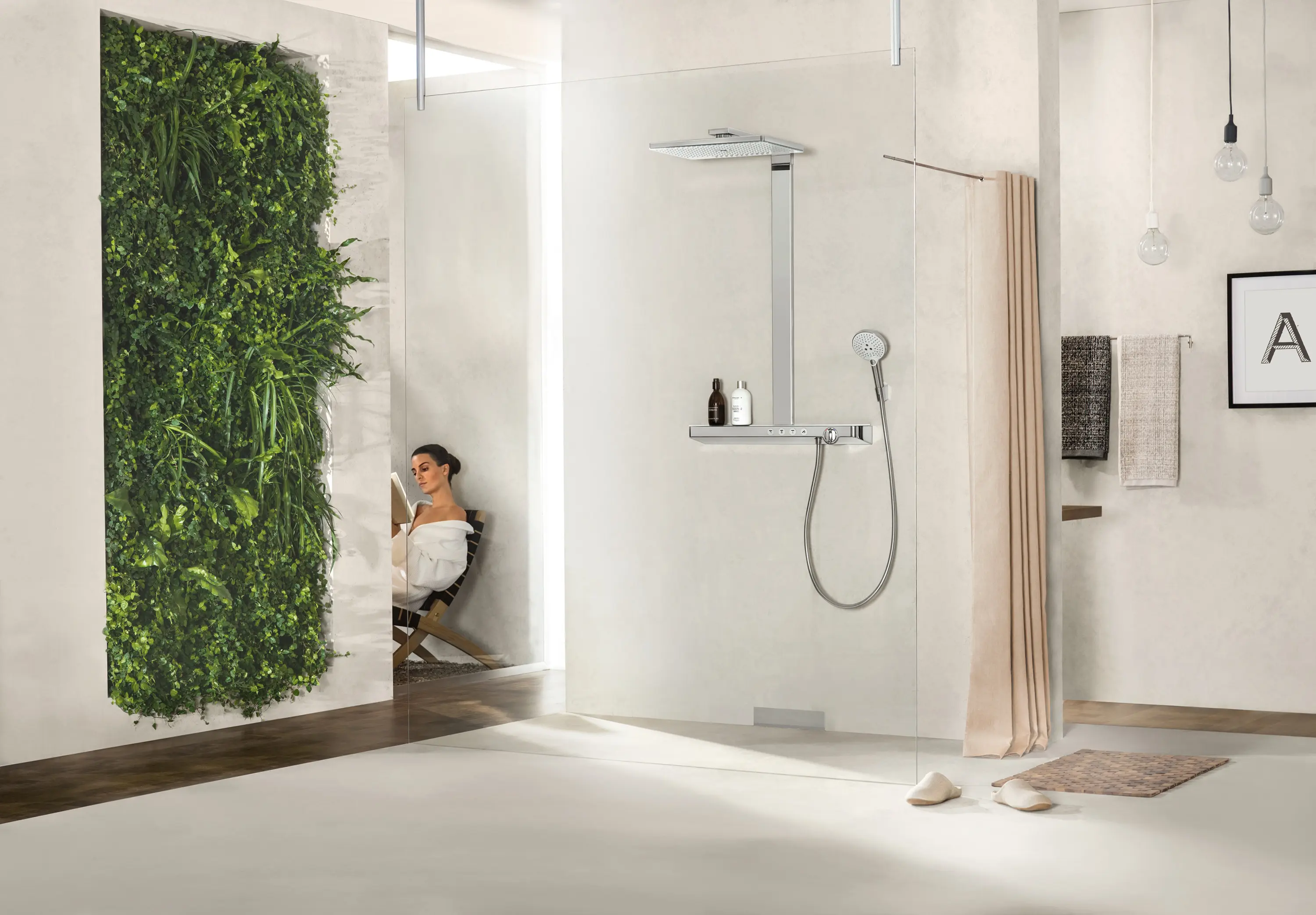 Hansgrohe - hansgrohe Basic set for overhead shower with ceiling connector