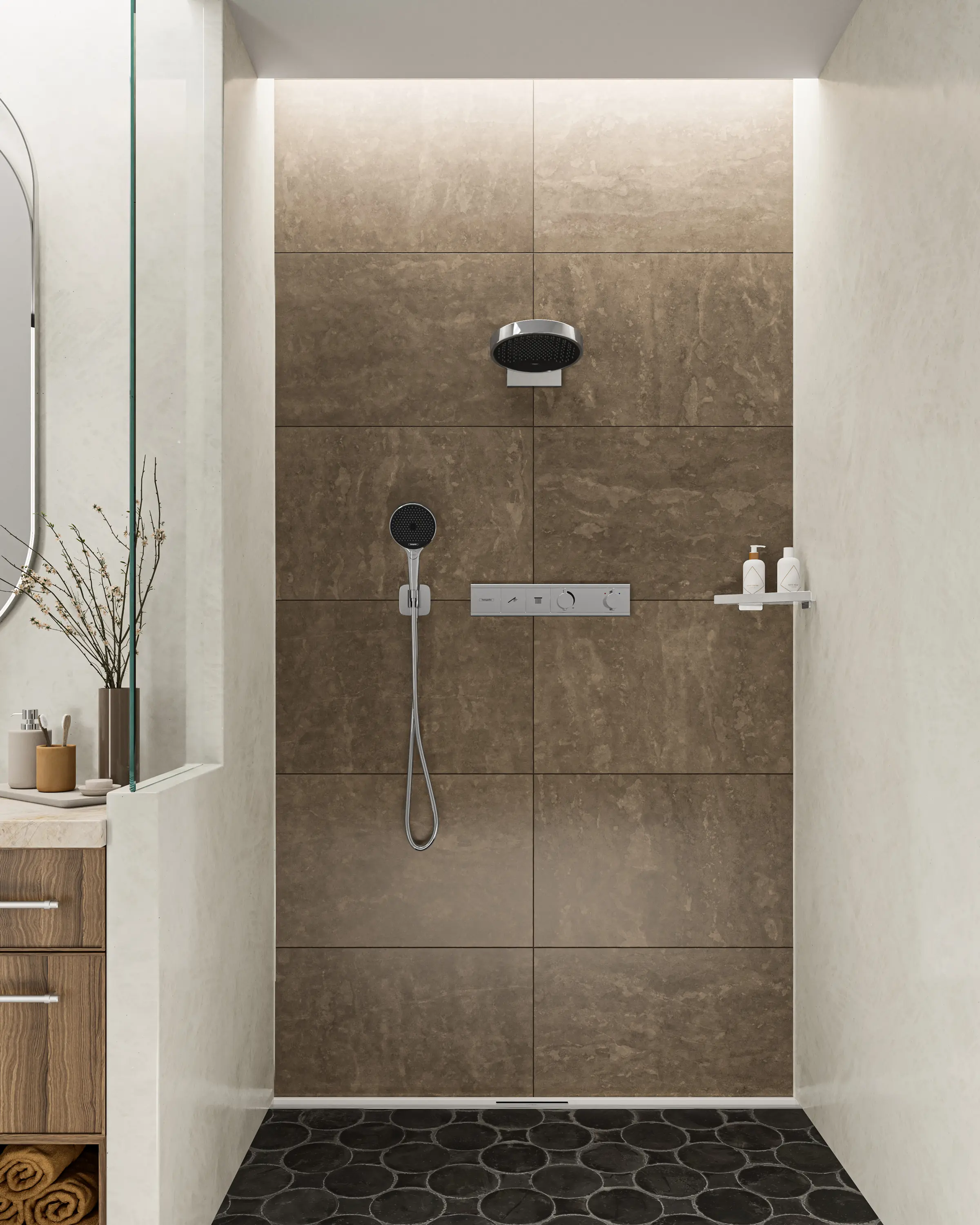Hansgrohe - hansgrohe RainSelect Basic set for 2 functions