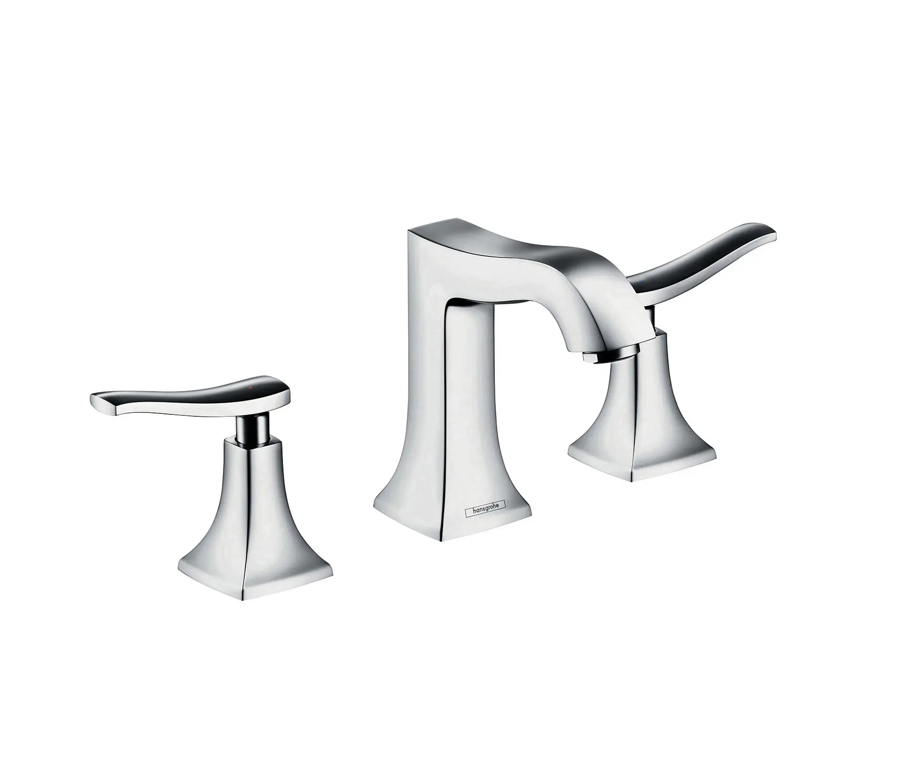 Hansgrohe - hansgrohe Metris Classic 3-hole basin mixer with pop-up waste set