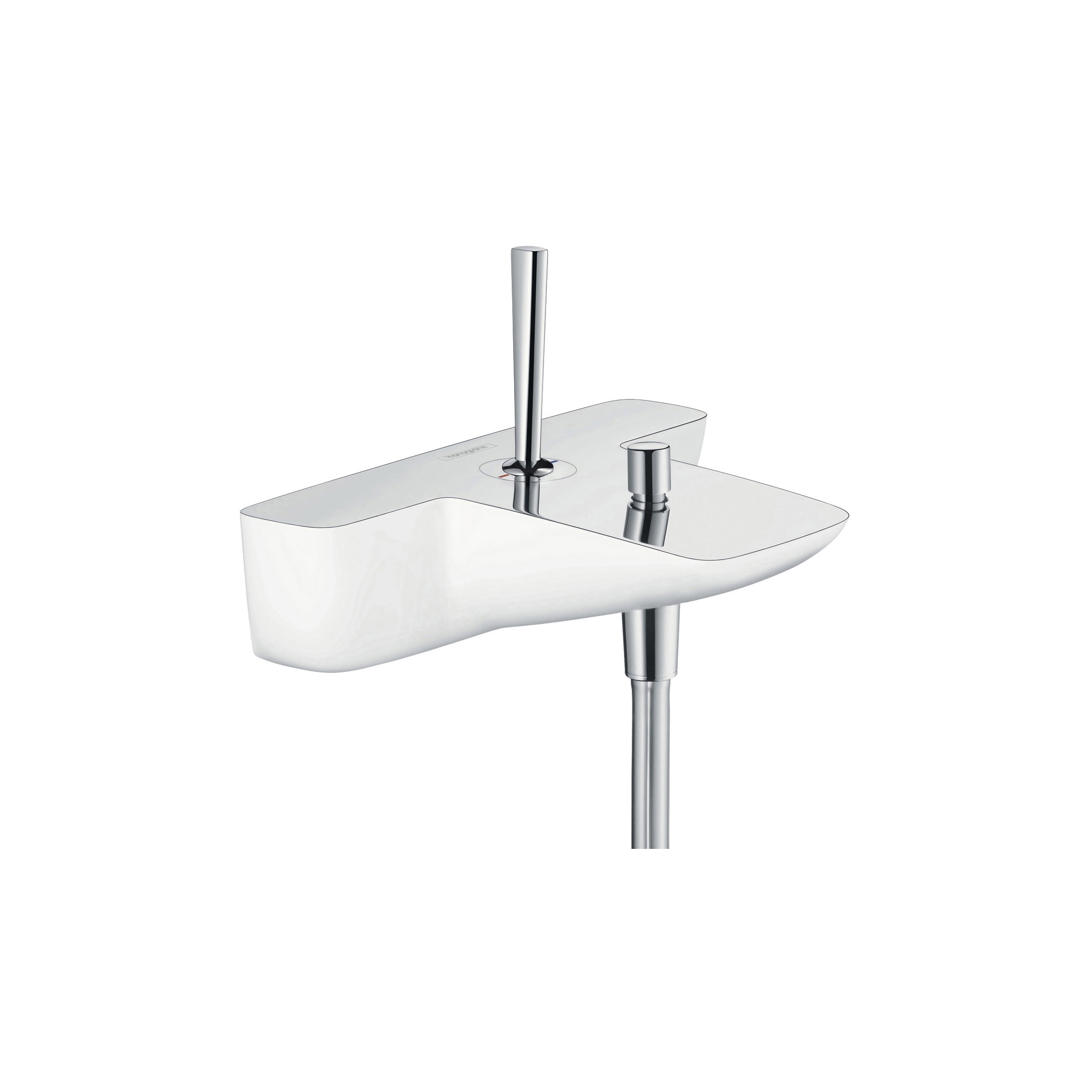 hansgrohe Single lever bath mixer for exposed installation