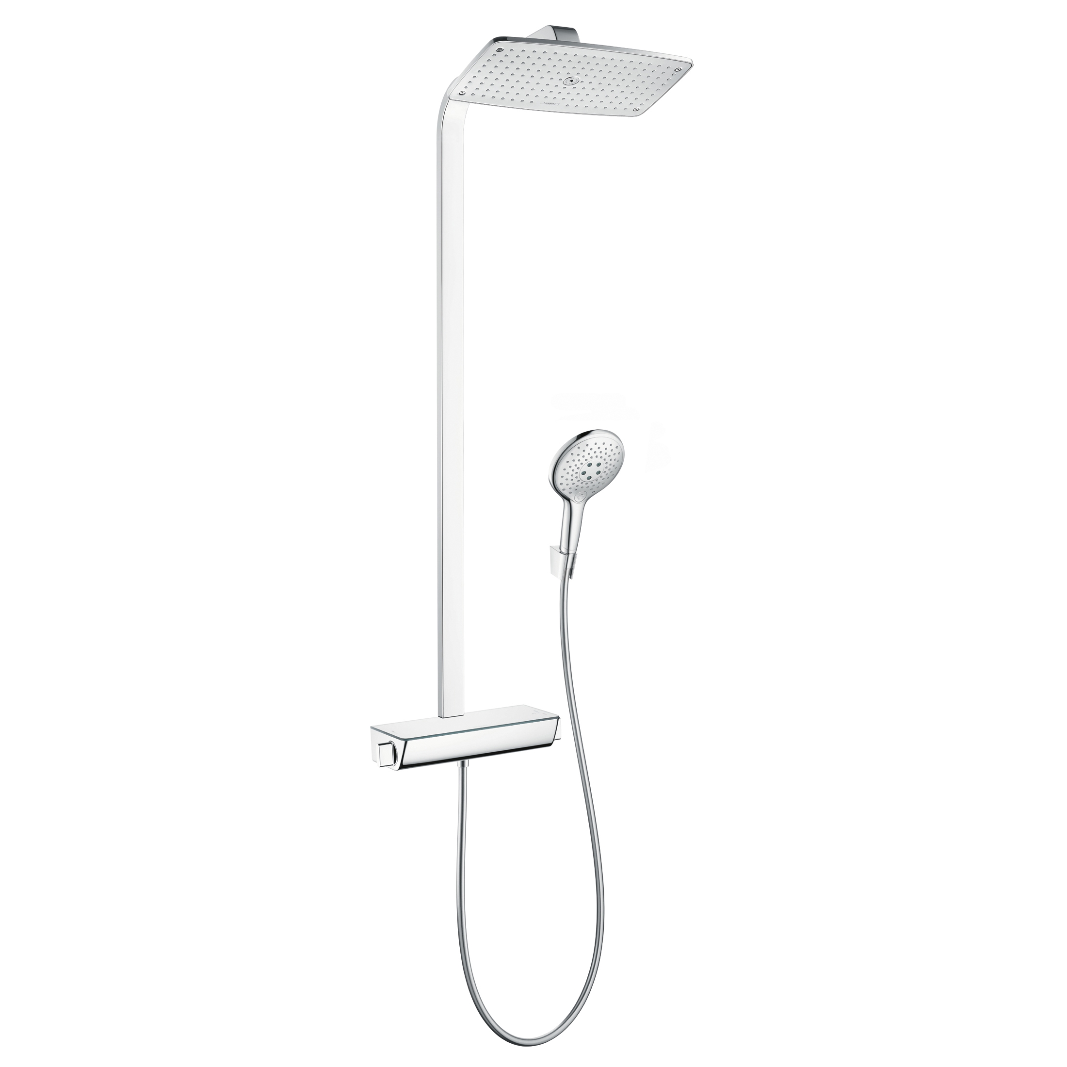 Display product hansgrohe Raindance Select E 360 1jet Showerpipe from manufacturer Hansgrohe