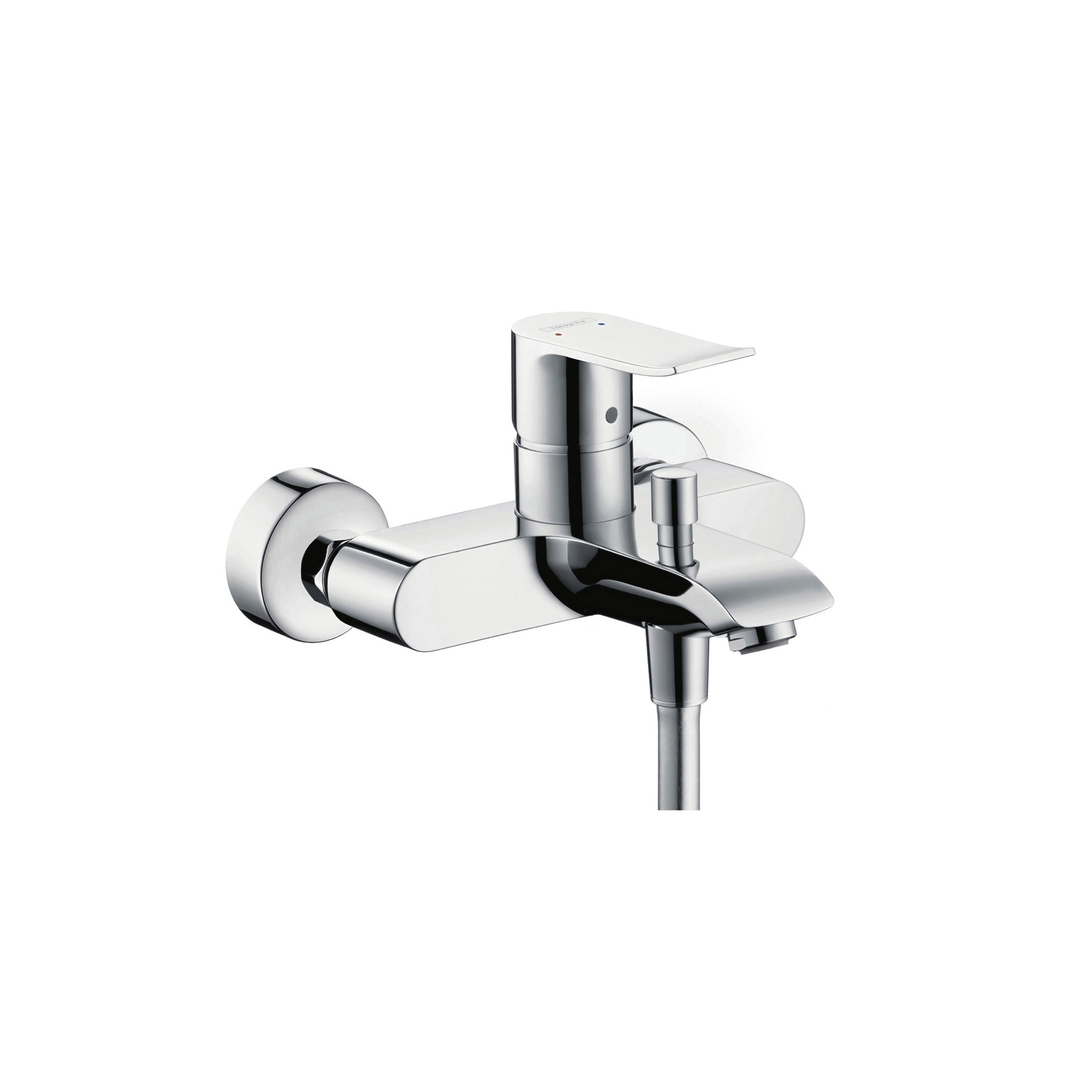 Display product hansgrohe Metris Single lever bath mixer for exposed installation from manufacturer Hansgrohe