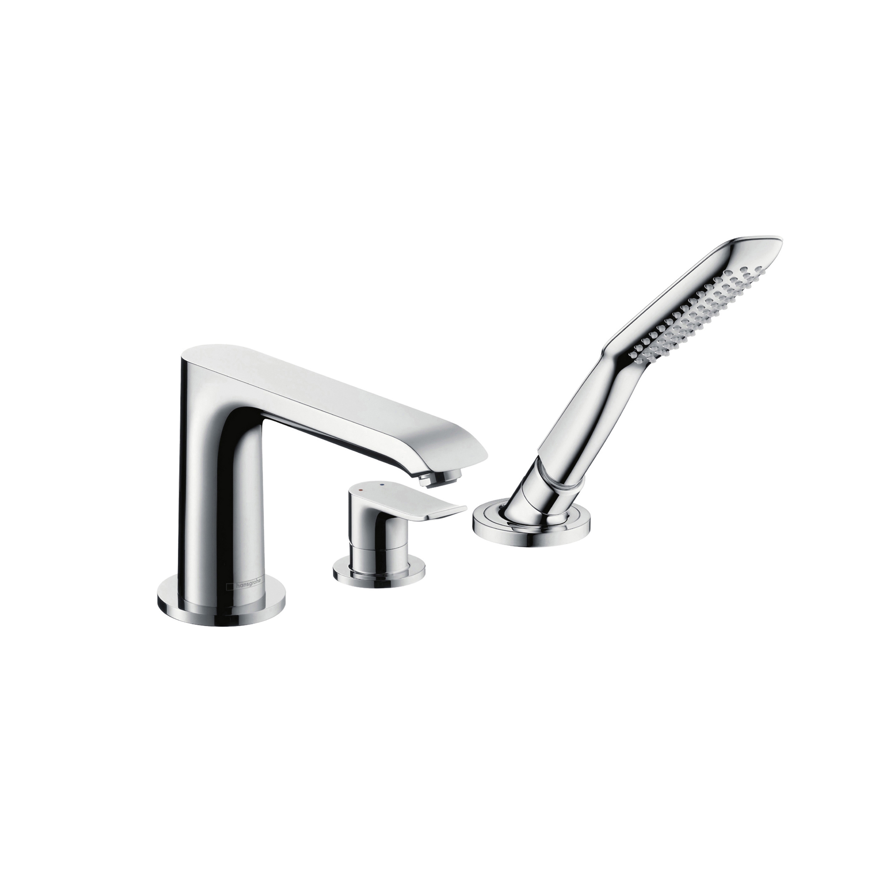 Mostra il prodotto hansgrohe Metris 3-hole rim mounted single lever bath mixer del produttore Hansgrohe