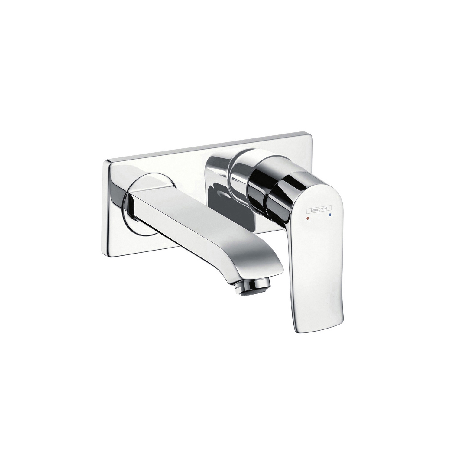 Mostra il prodotto hansgrohe Metris Single lever basin mixer for concealed installation with spout 165 mm wall-mounted del produttore Hansgrohe
