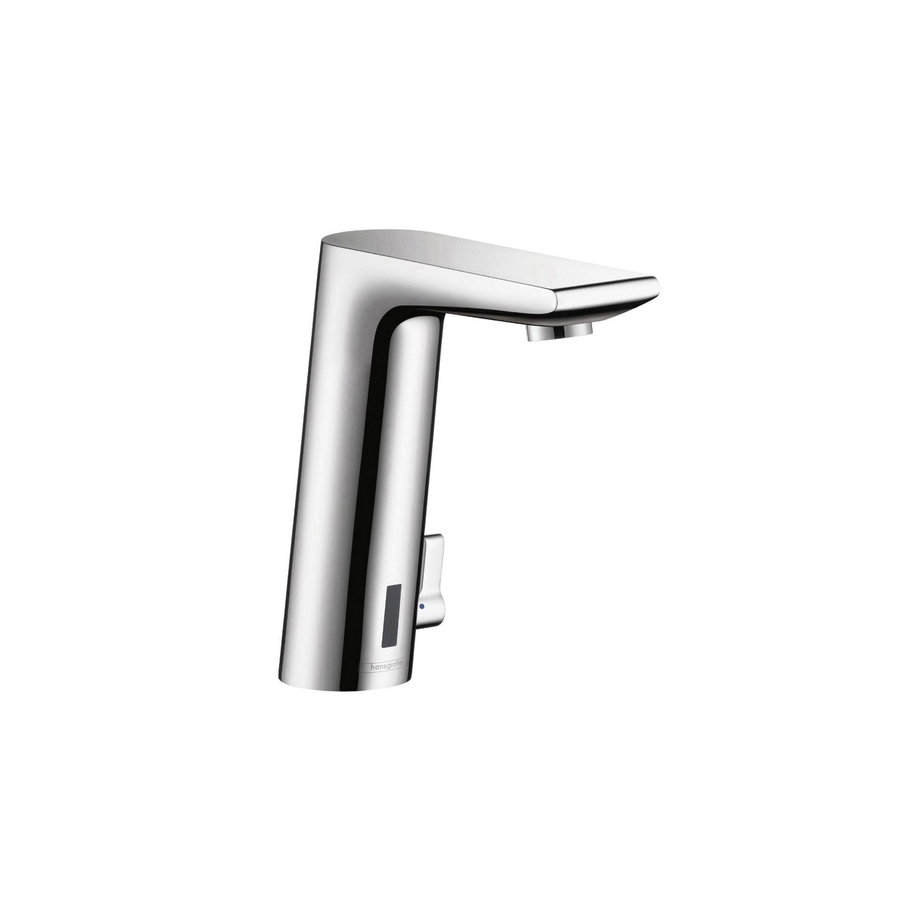 Display product hansgrohe Metris S Electronic basin mixer with temperature control with 230 V mains connection from manufacturer Hansgrohe