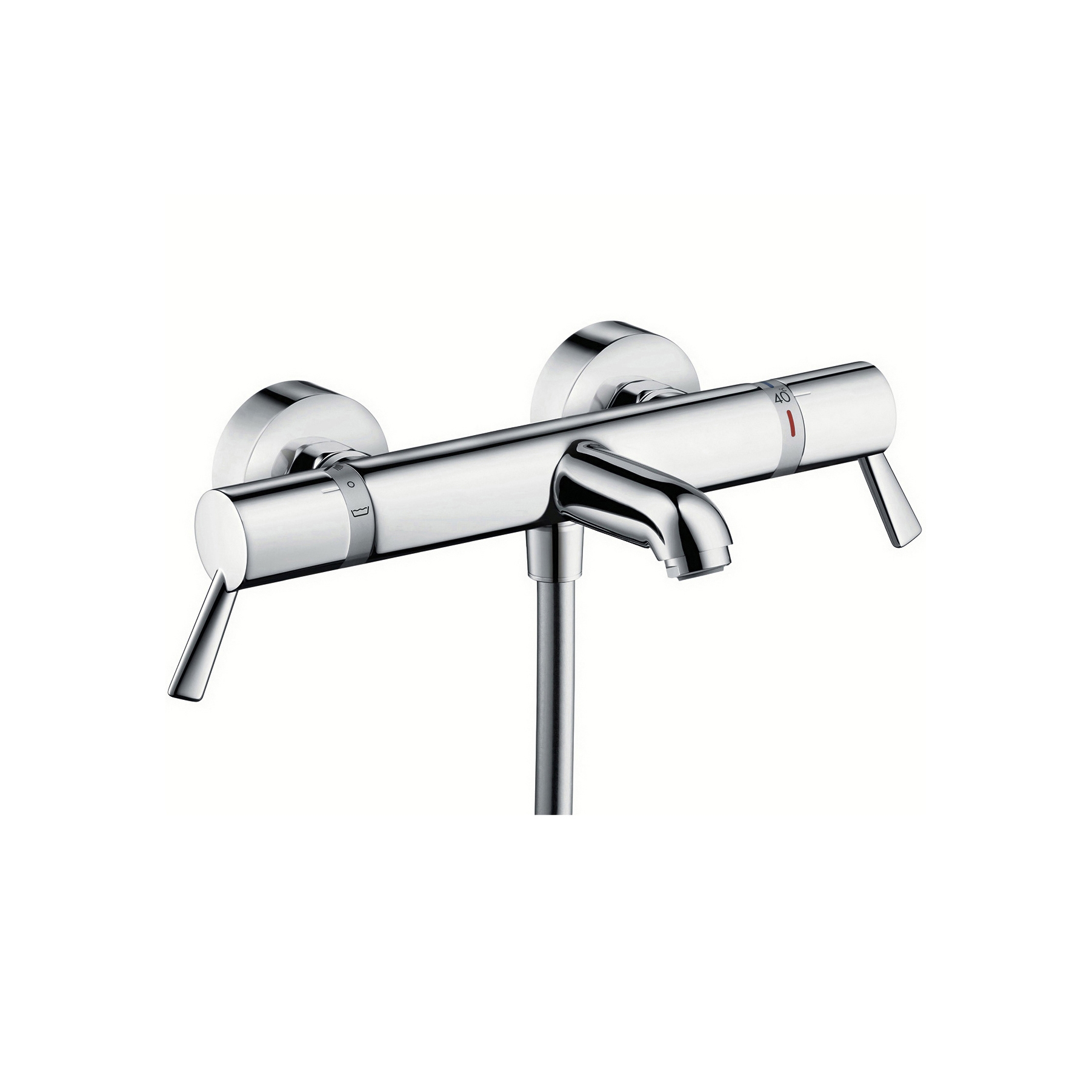 Produkt Ecostat Comfort Wannenthermostat Care Aufputz mit extra langen Griffen des Herstellers Hansgrohe anzeigen