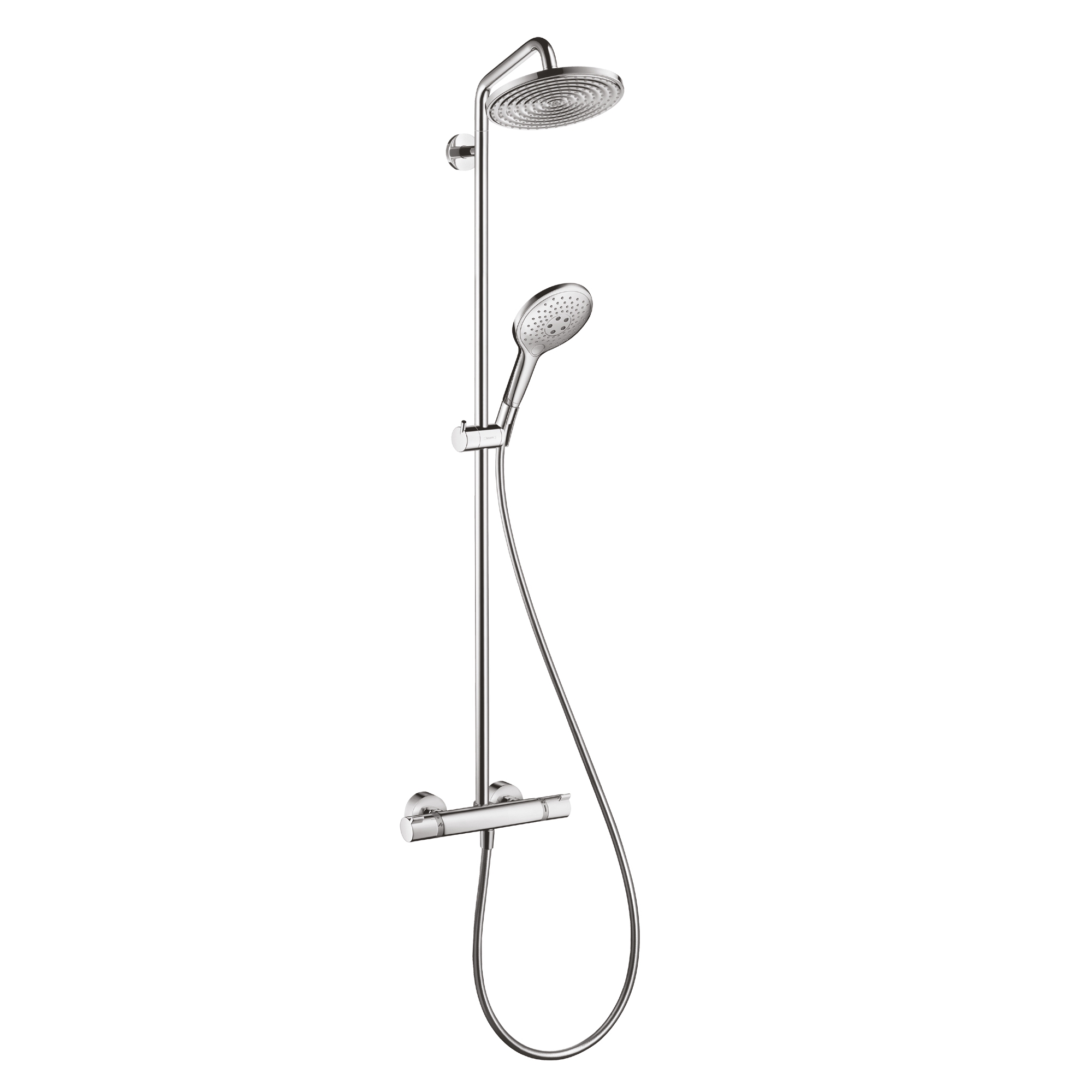 Mostra il prodotto hansgrohe Raindance Select S 240 1jet Showerpipe EcoSmart 9 l/min del produttore Hansgrohe
