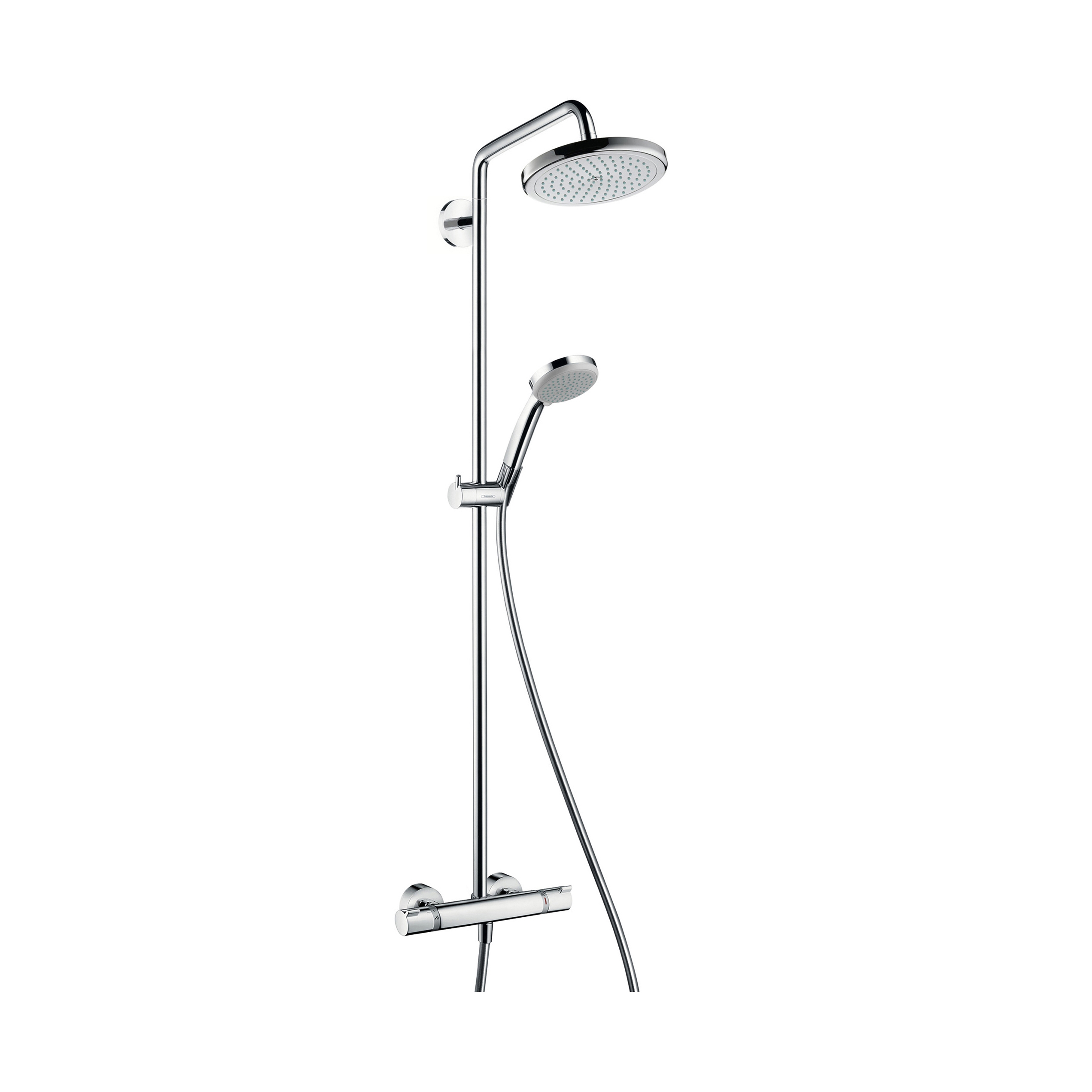 Display product hansgrohe Croma 220 Air 1jet Showerpipe from manufacturer Hansgrohe