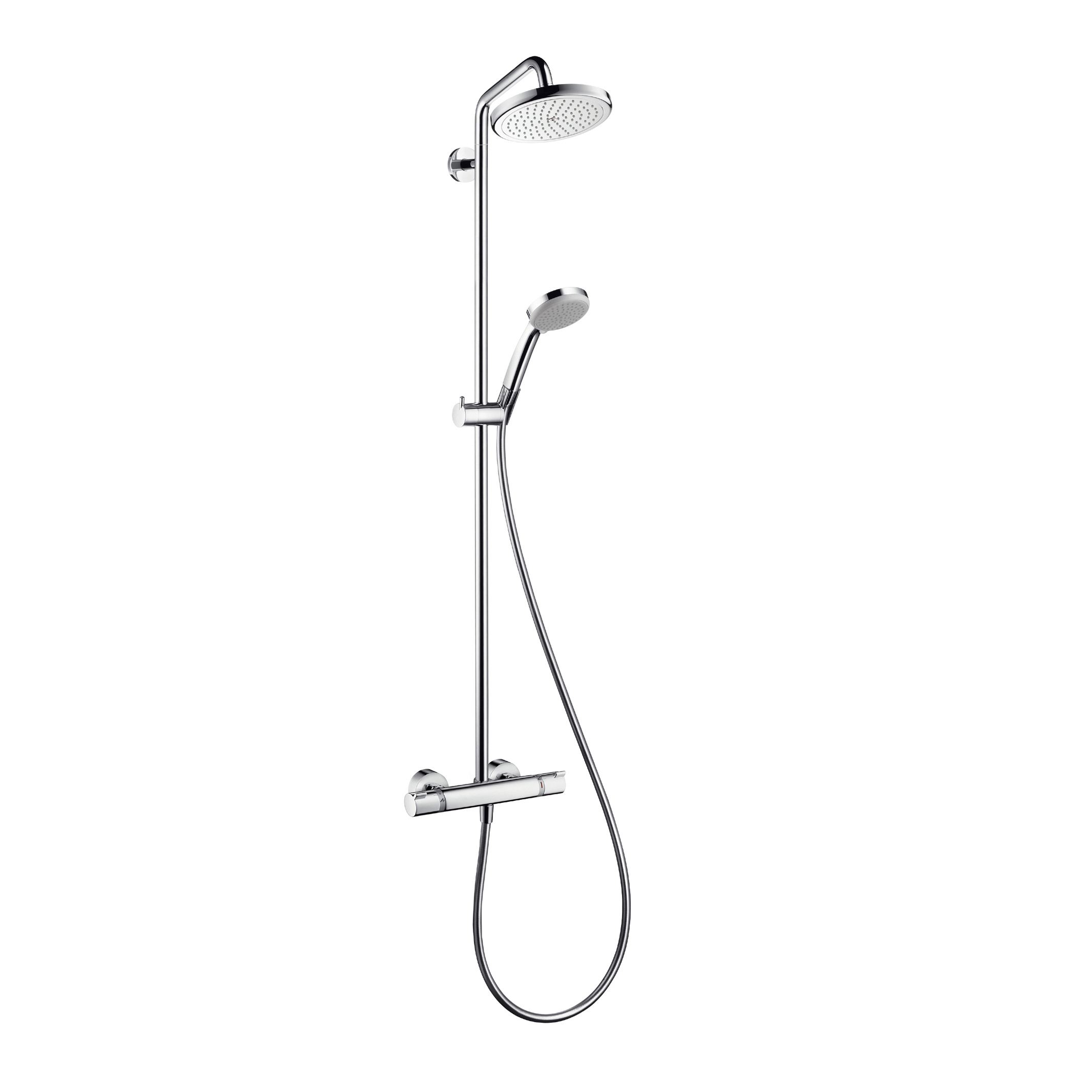Display product hansgrohe Croma 220 Air 1jet Showerpipe EcoSmart 9 l/min from manufacturer Hansgrohe