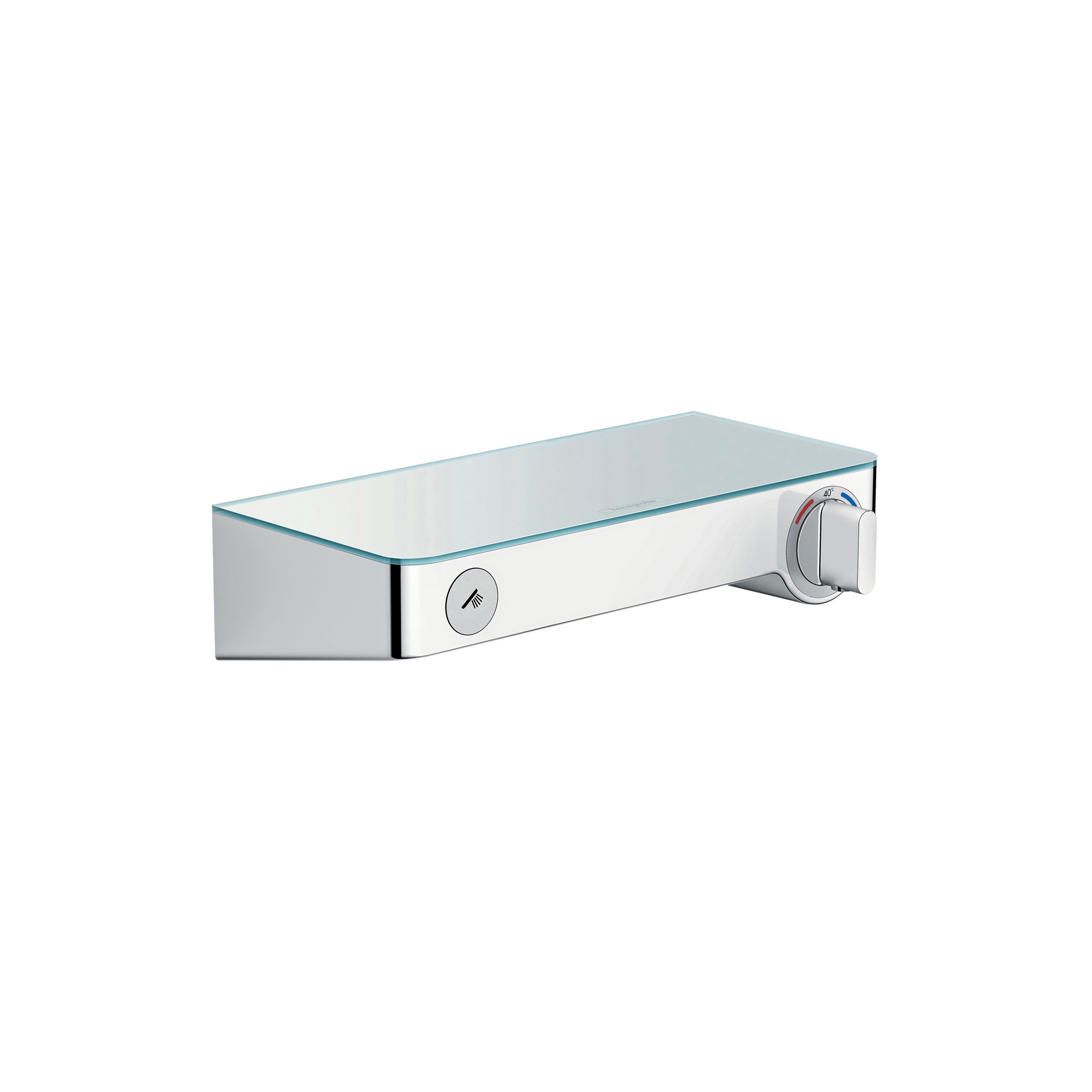 Display product hansgrohe ShowerTablet Select 300 thermostatic shower mixer for exposed installation from manufacturer Hansgrohe